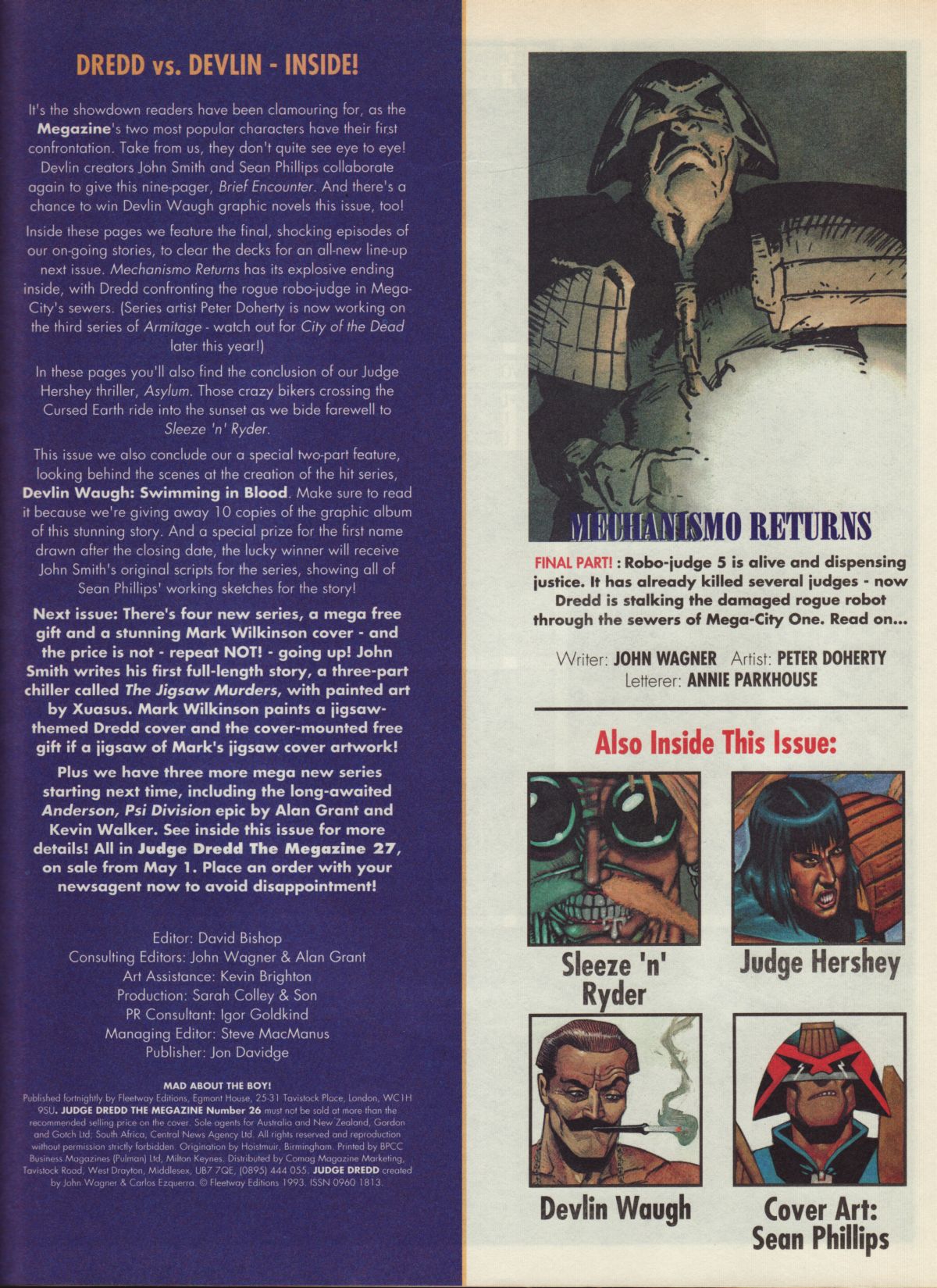 Read online Judge Dredd: The Megazine (vol. 2) comic -  Issue #26 - 3