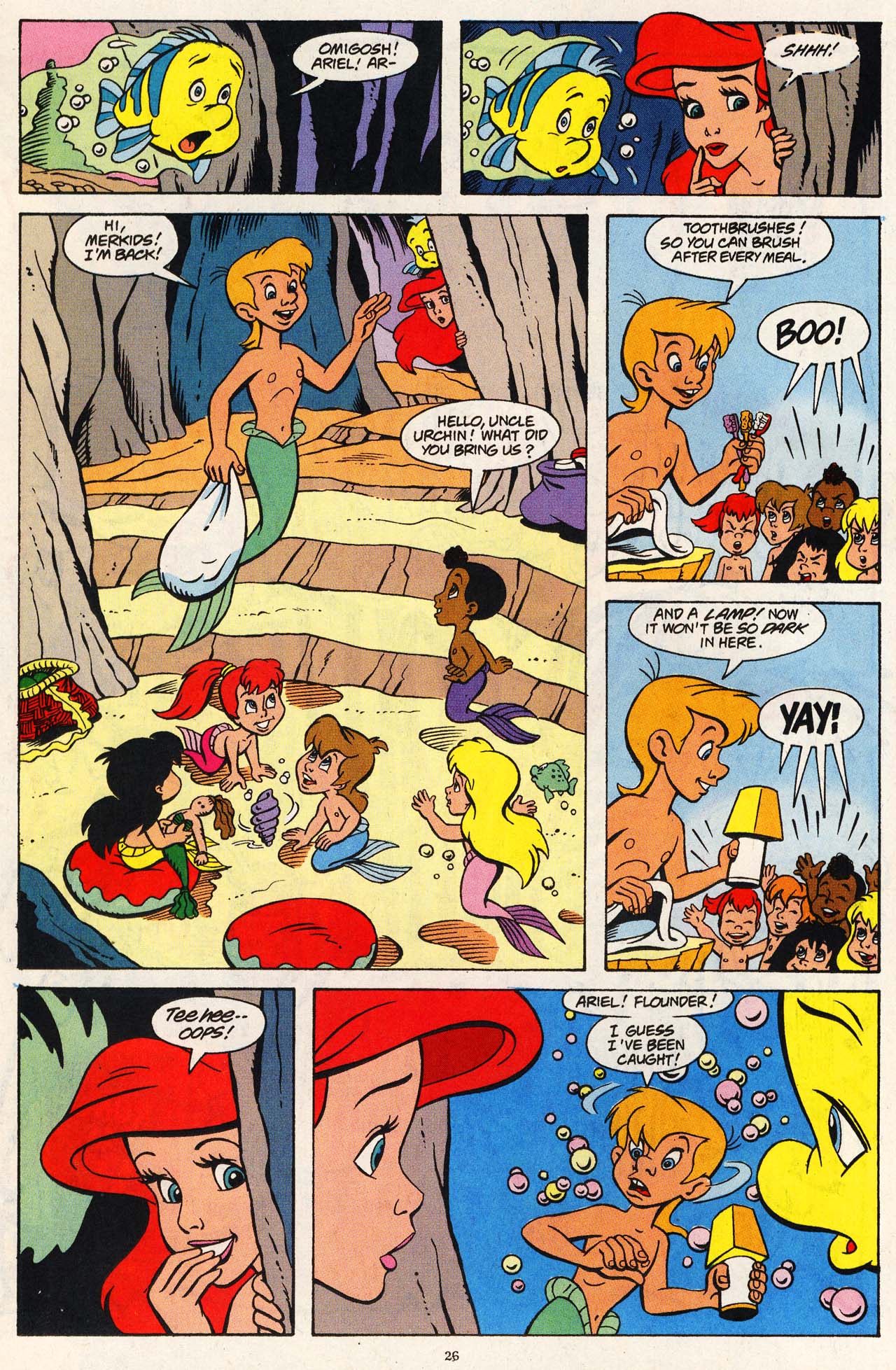 Read online Disney's The Little Mermaid comic -  Issue #6 - 28