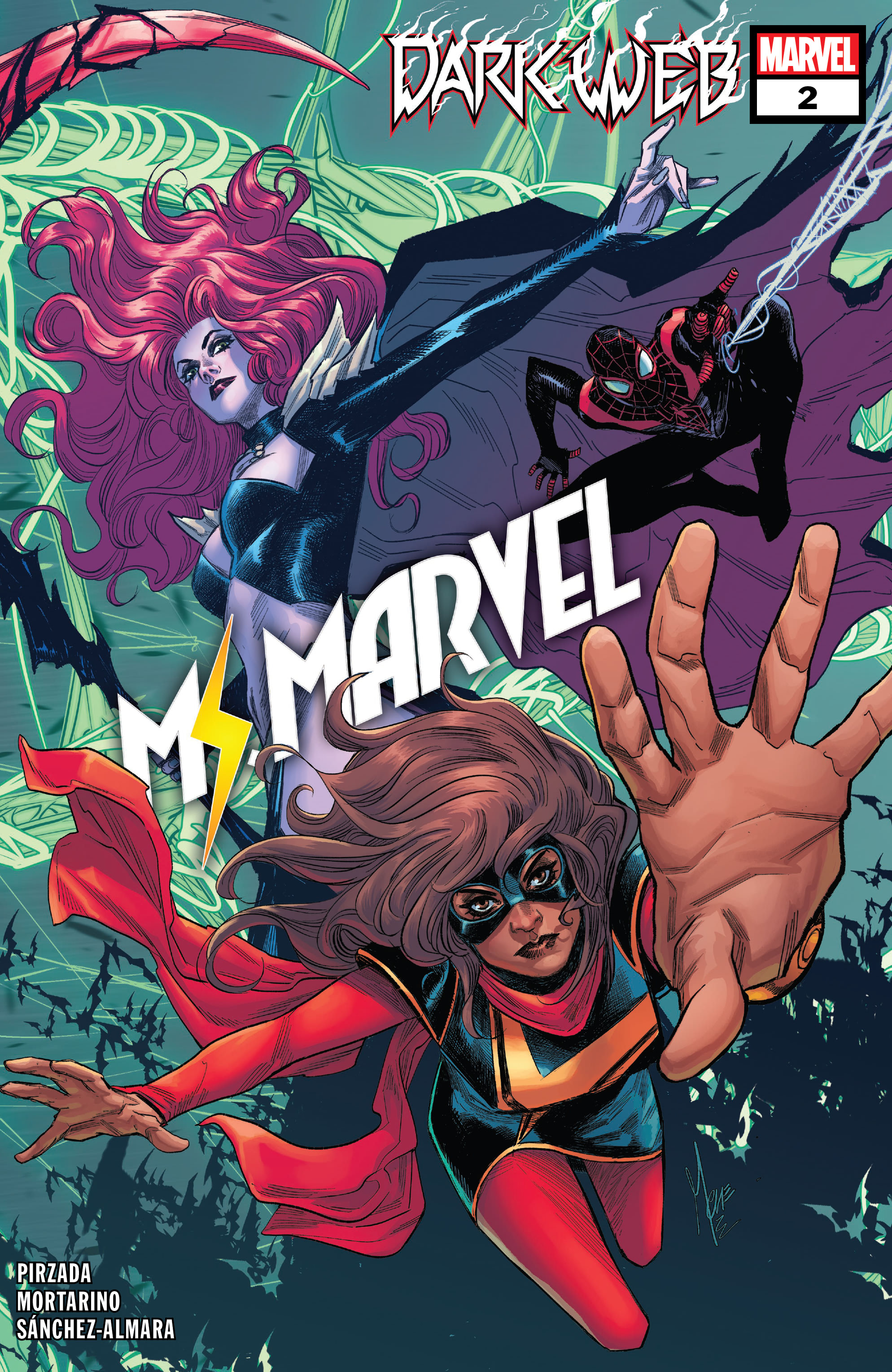 Read online Dark Web: Ms. Marvel comic -  Issue #2 - 1