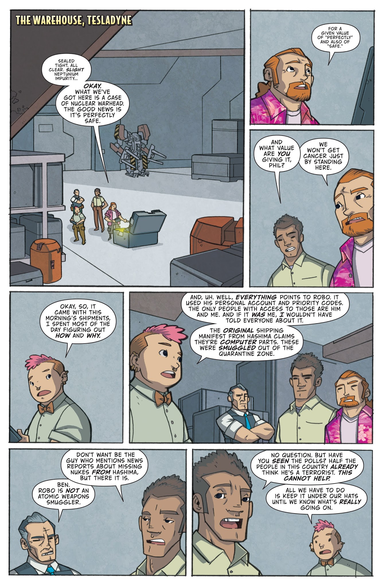 Read online Atomic Robo and the Savage Sword of Dr. Dinosaur comic -  Issue #1 - 10