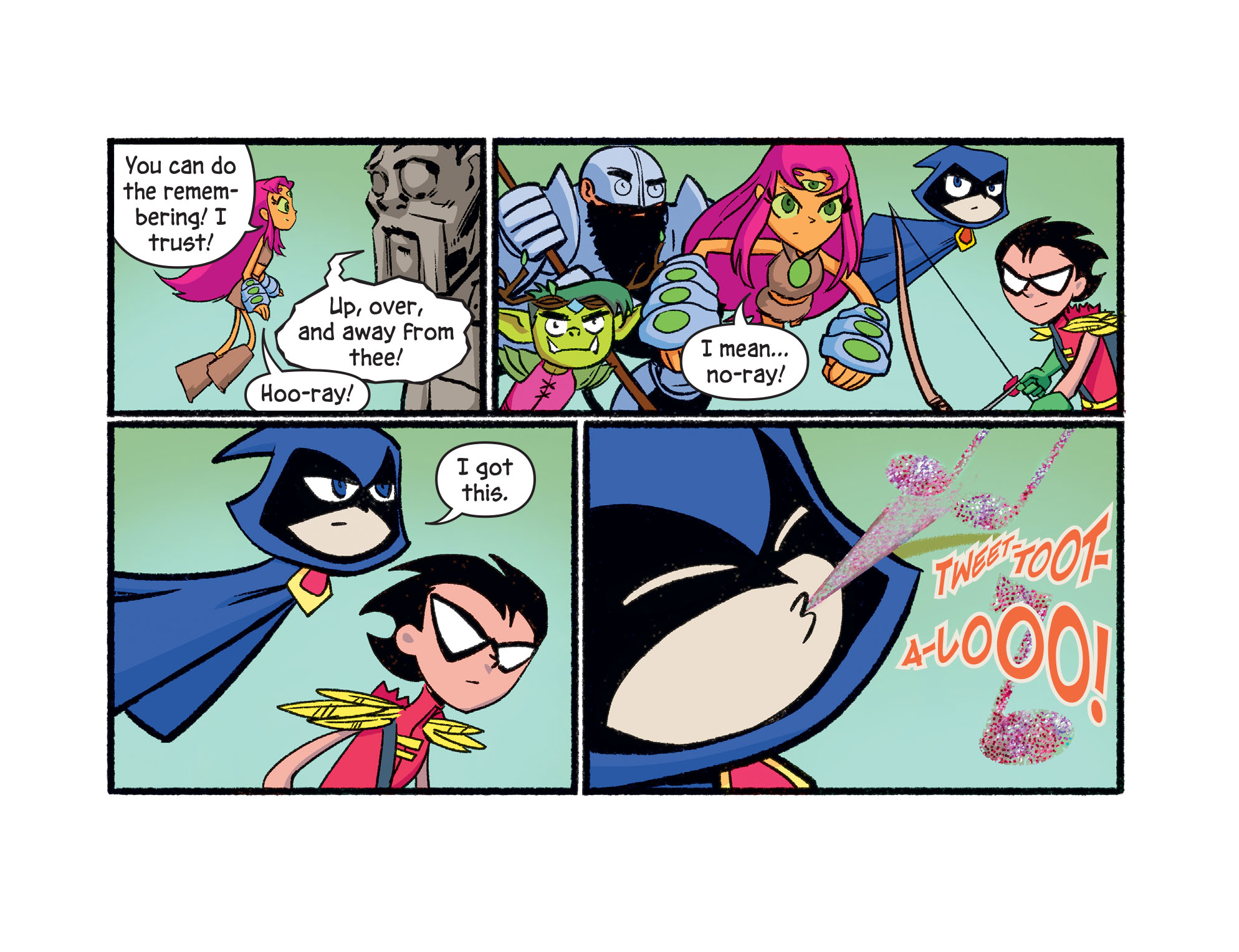 Read online Teen Titans Go! Roll With It! comic -  Issue #5 - 7