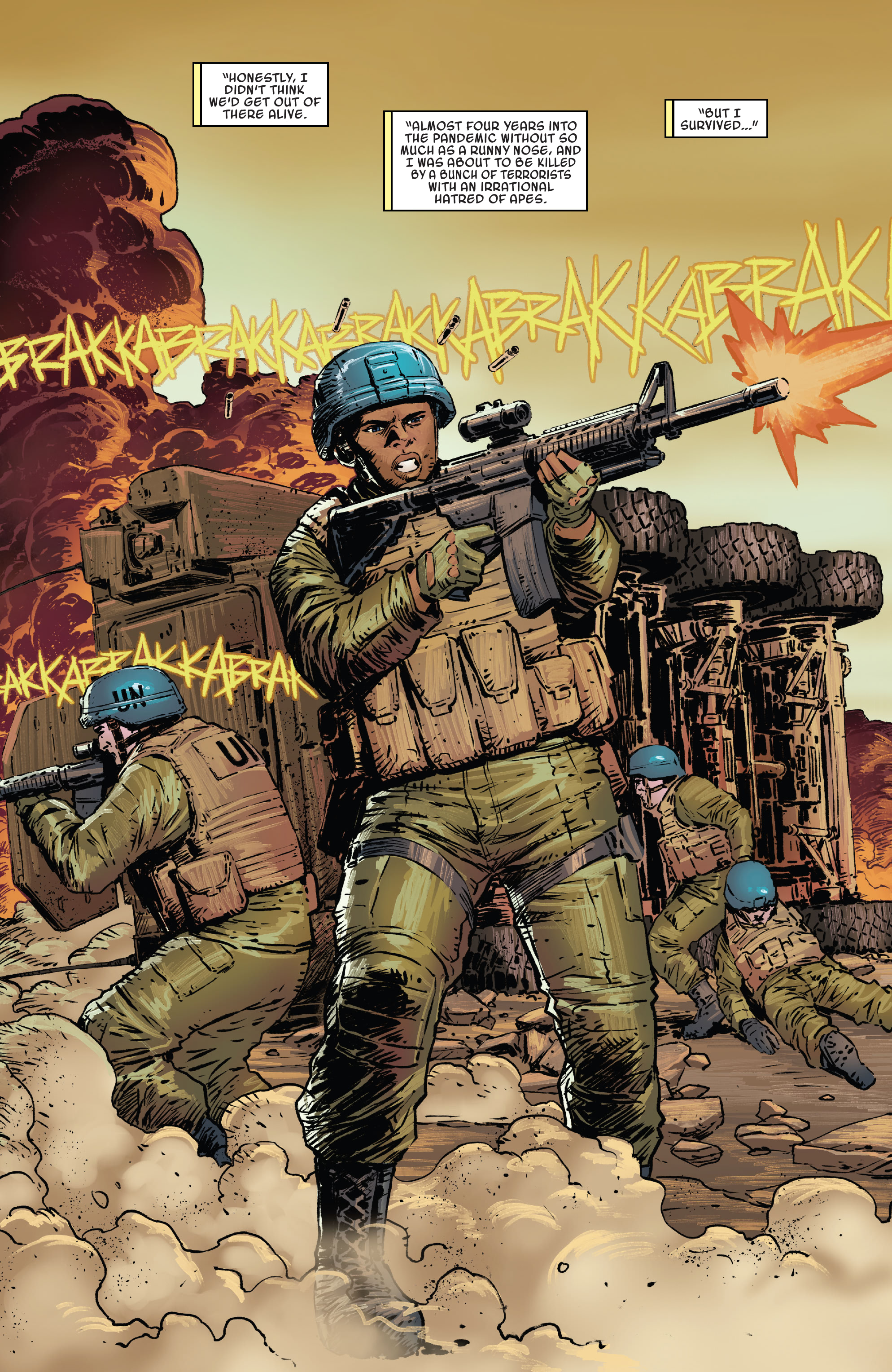 Read online Planet of the Apes (2023) comic -  Issue #1 - 11