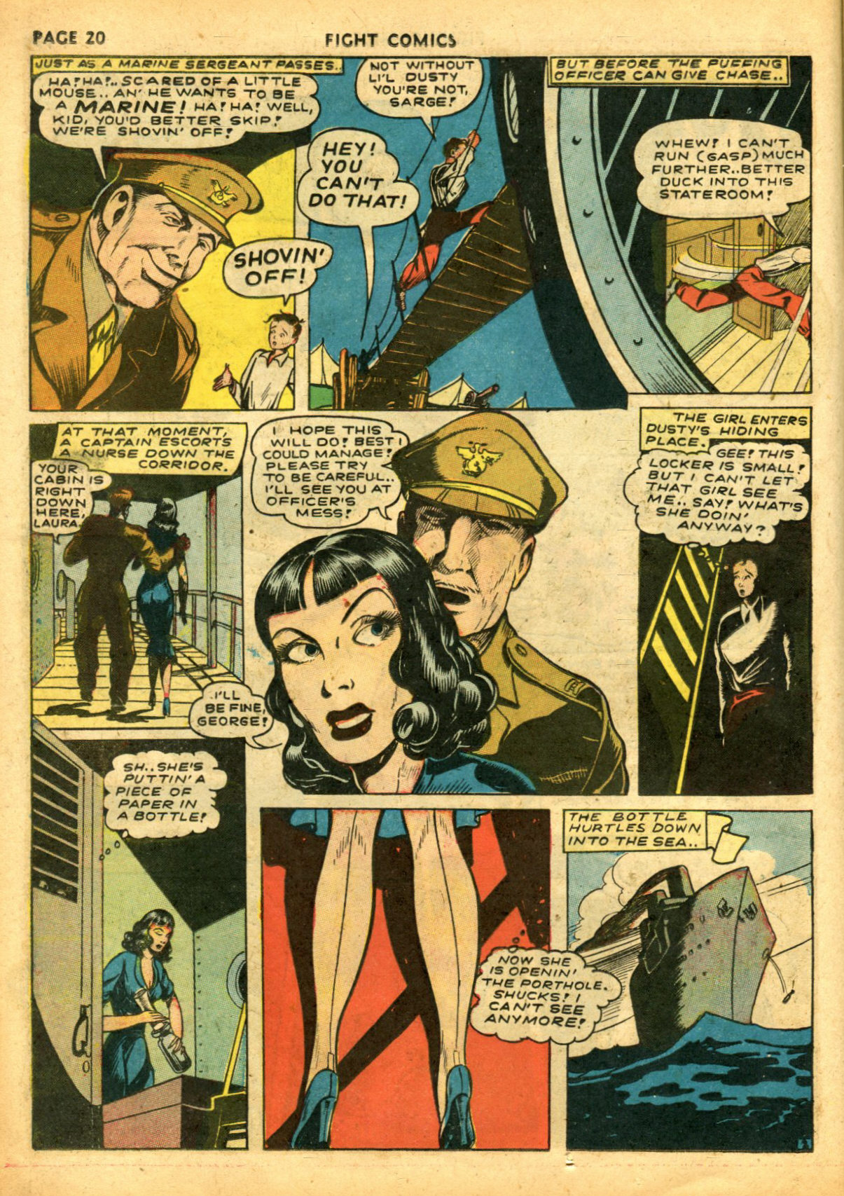 Read online Fight Comics comic -  Issue #22 - 22