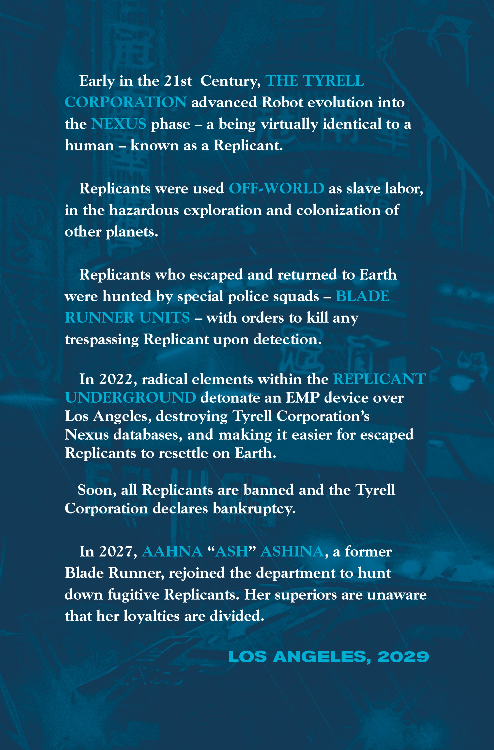 Read online Blade Runner 2029 comic -  Issue #1 - 7