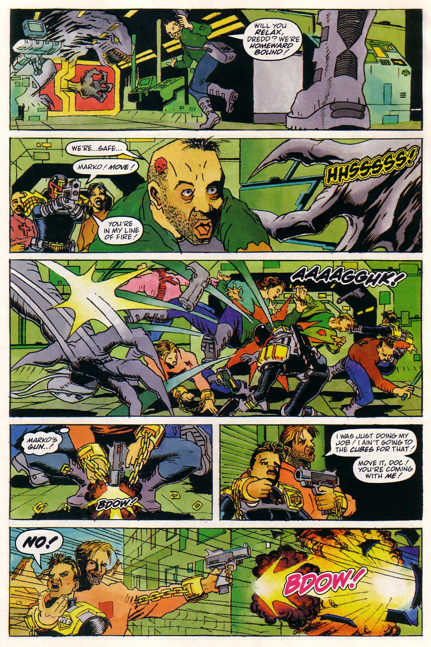 Read online Judge Dredd Lawman of the Future comic -  Issue #18 - 6