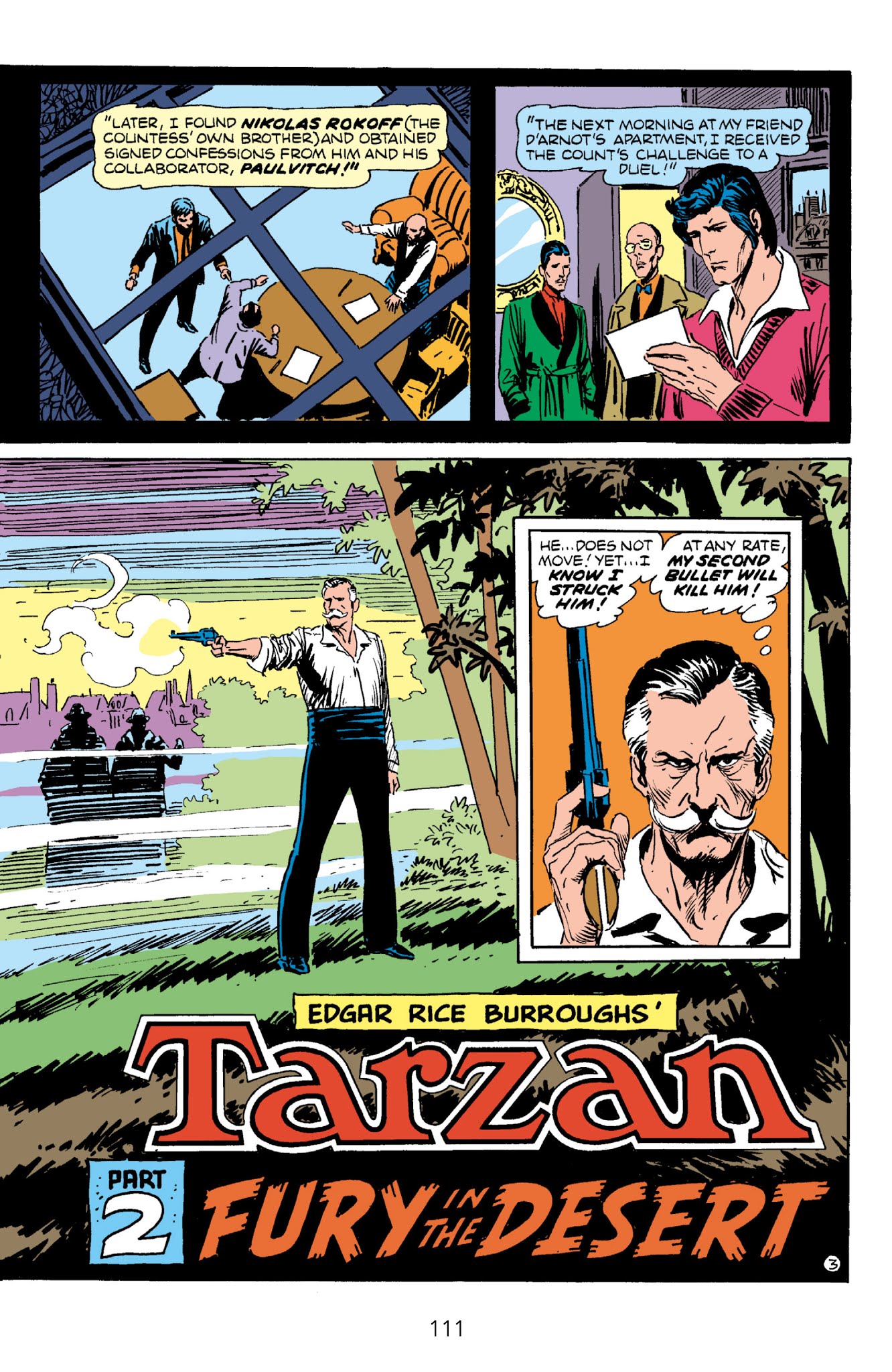 Read online Edgar Rice Burroughs' Tarzan The Joe Kubert Years comic -  Issue # TPB 2 (Part 2) - 7