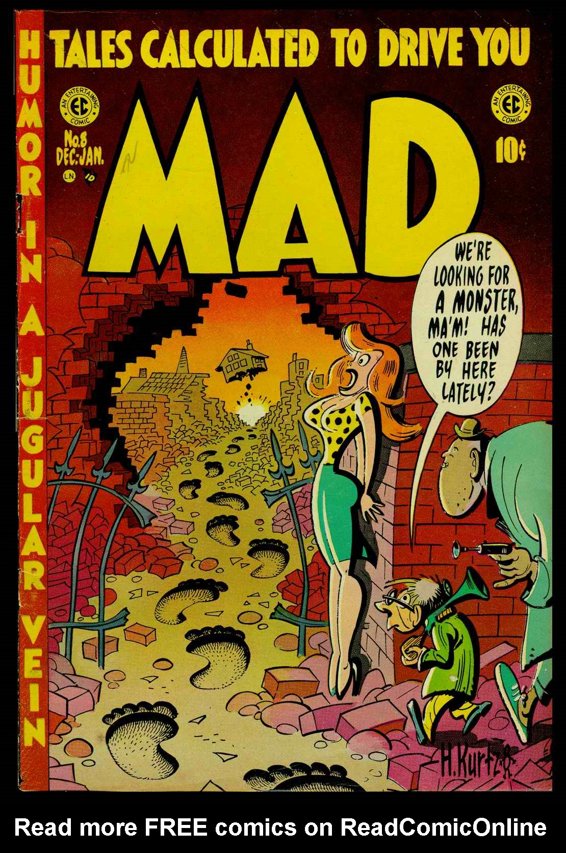 Read online MAD comic -  Issue #8 - 1