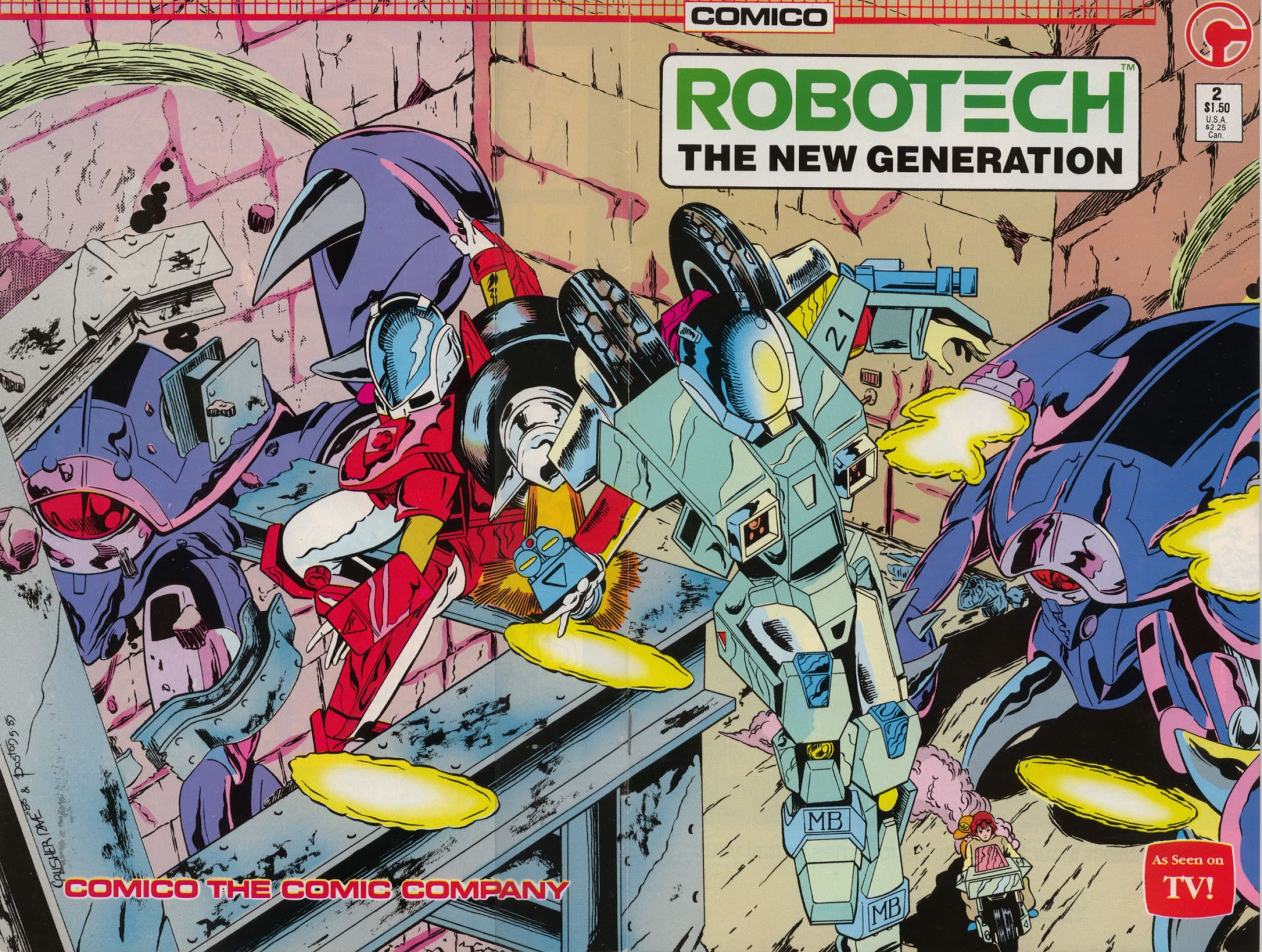 Read online Robotech The New Generation comic -  Issue #2 - 1