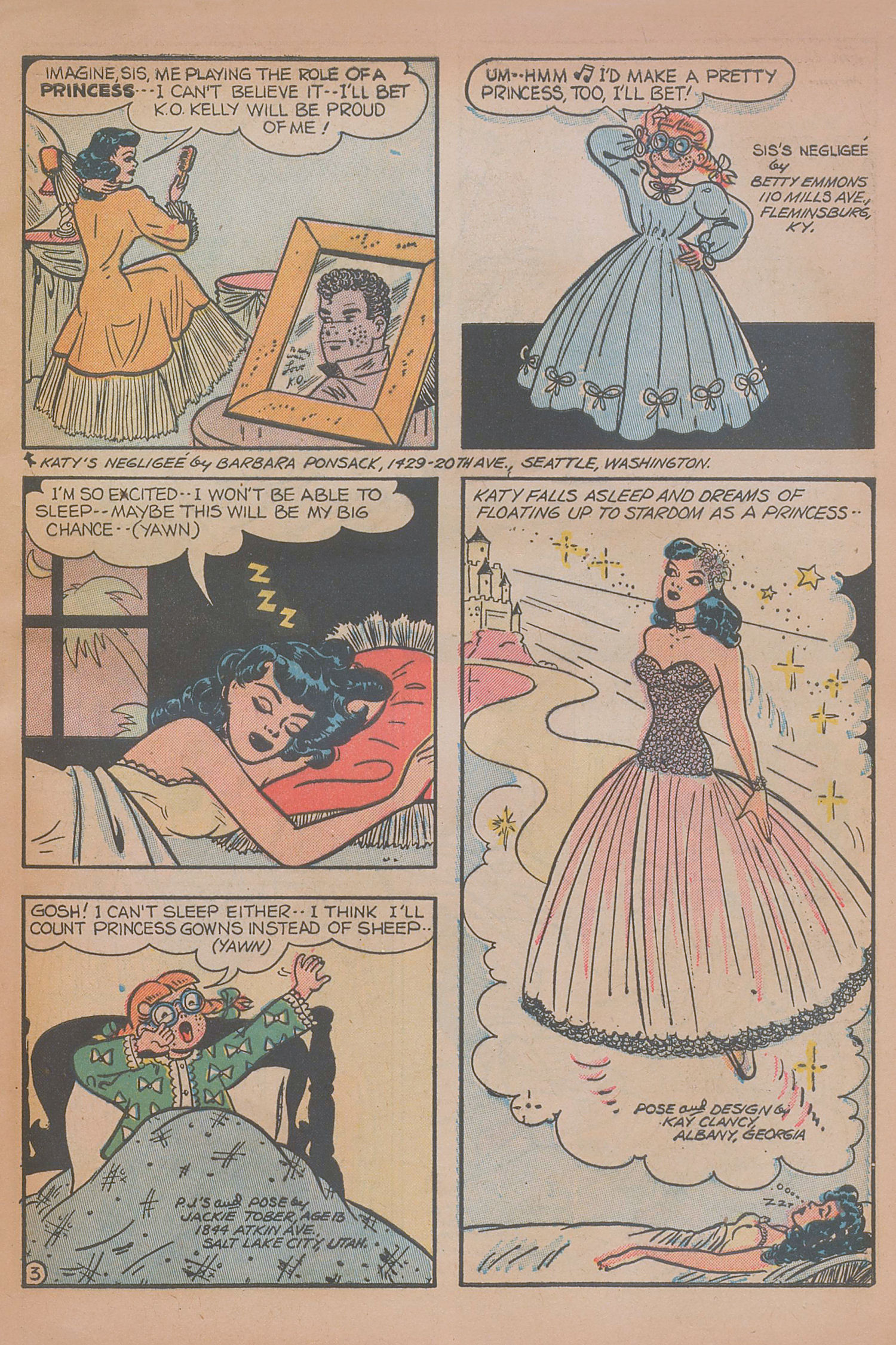 Read online Katy Keene (1949) comic -  Issue #3 - 5