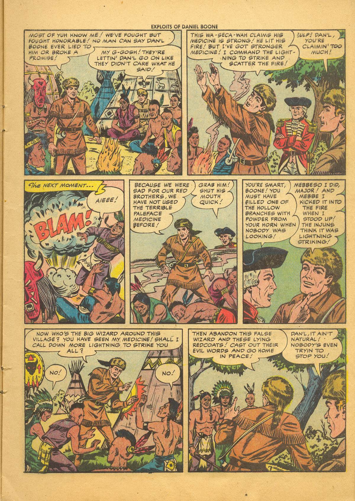 Read online Exploits of Daniel Boone comic -  Issue #4 - 9