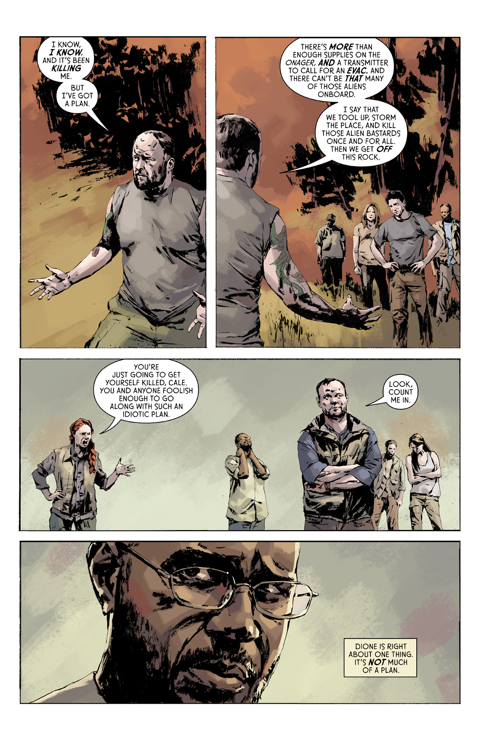 Read online Aliens: Fire and Stone comic -  Issue #3 - 10