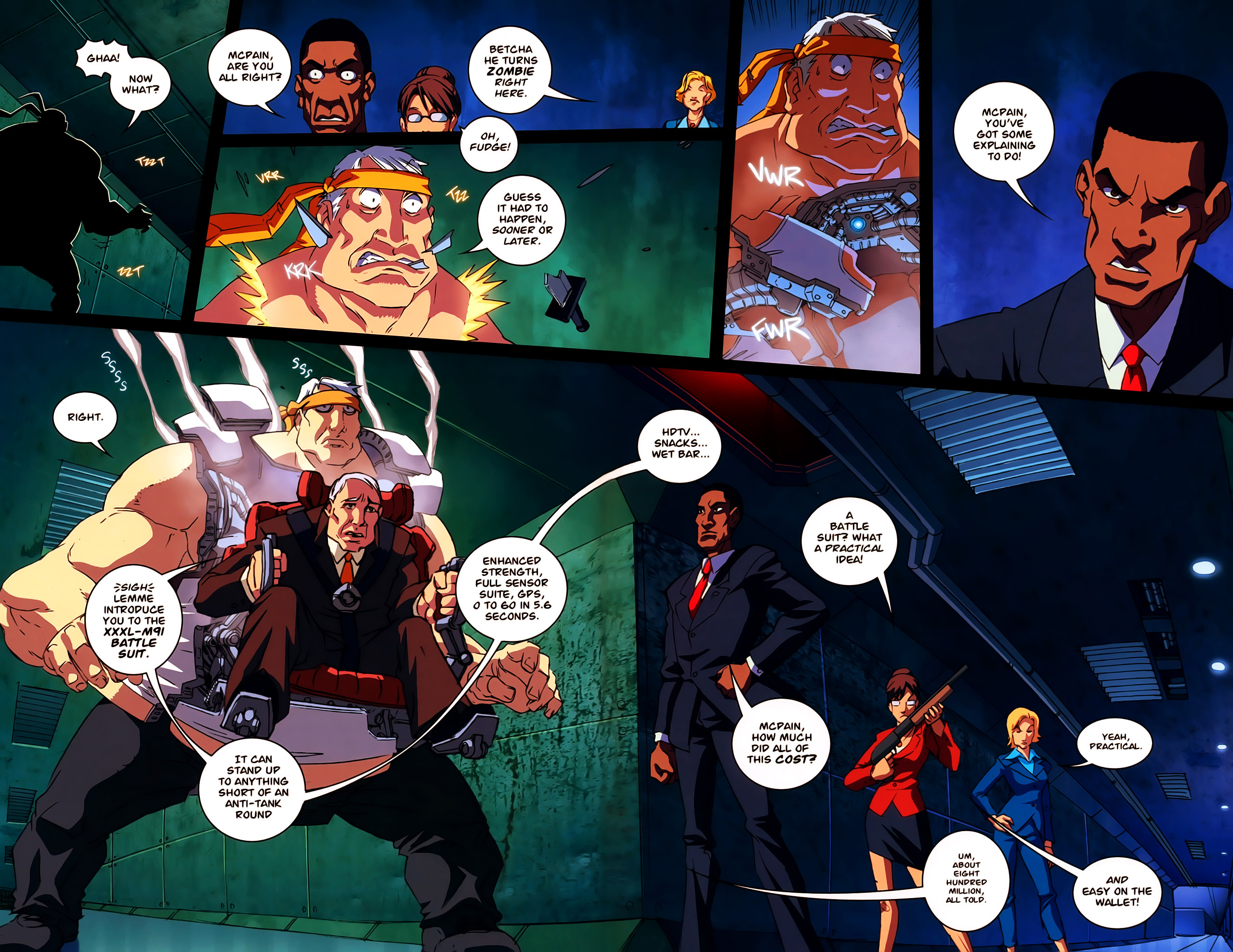 Read online President Evil comic -  Issue #2 - 8