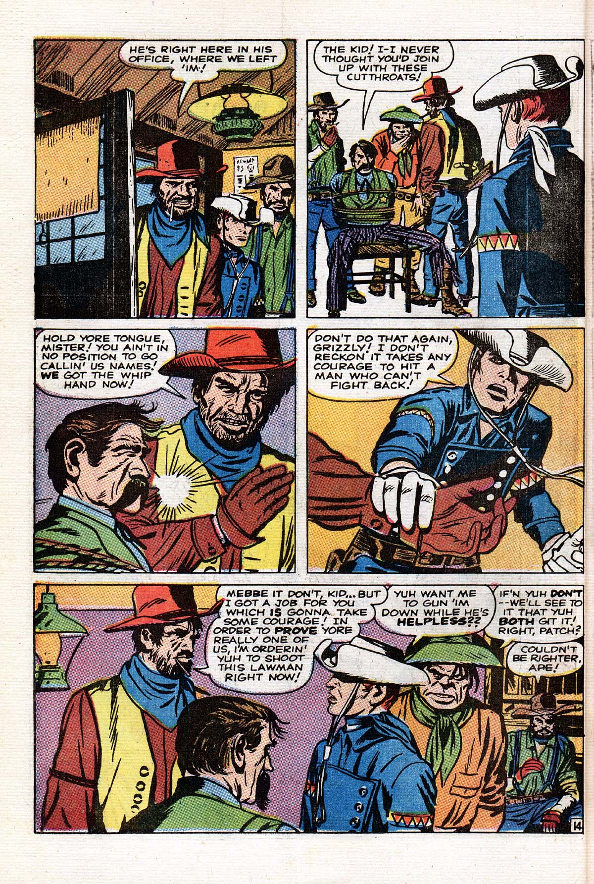 Read online The Mighty Marvel Western comic -  Issue #13 - 15