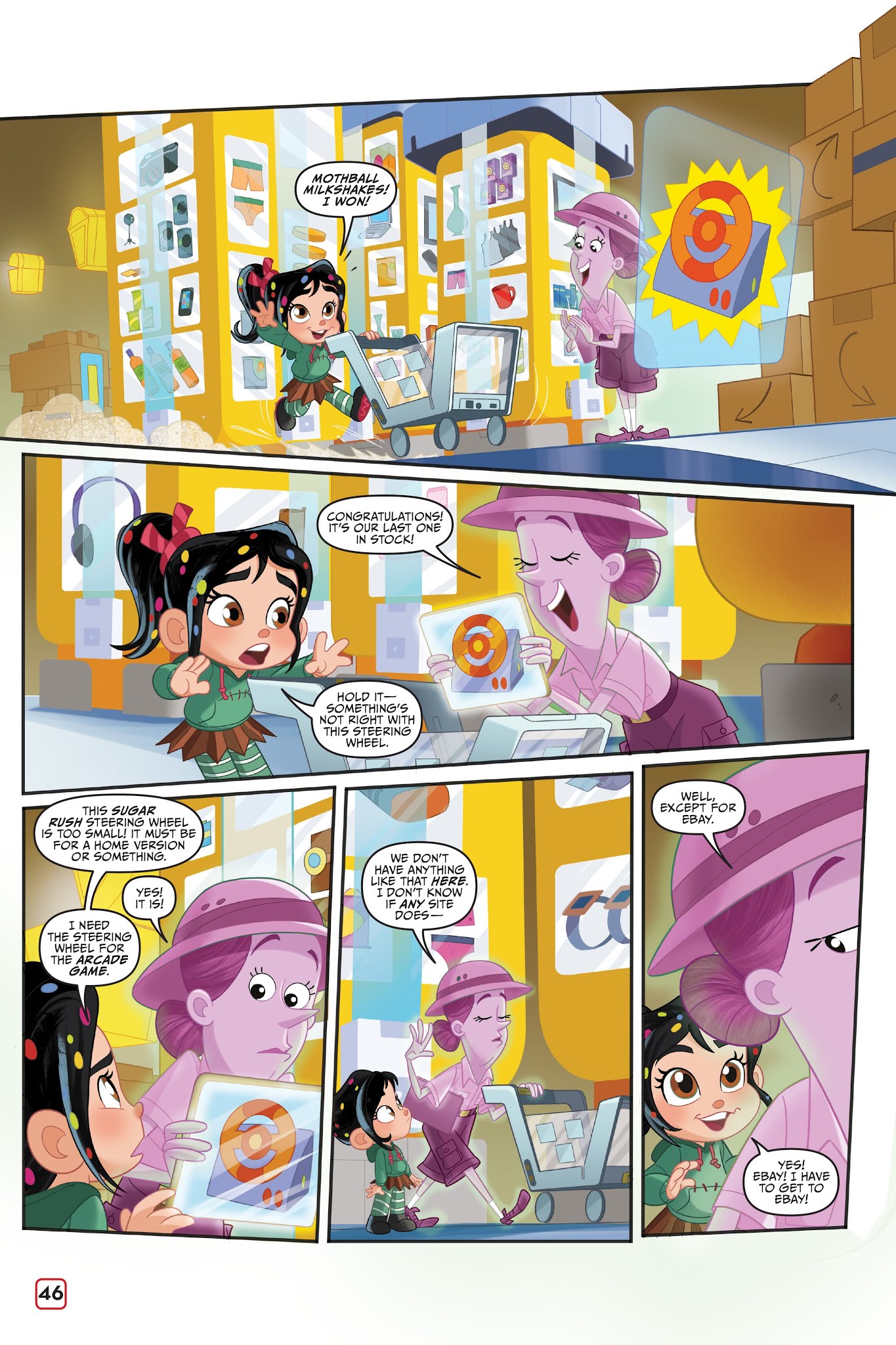 Read online Disney Ralph Breaks the Internet: Click Start- Select-Your-Story Adventure comic -  Issue # Full - 43