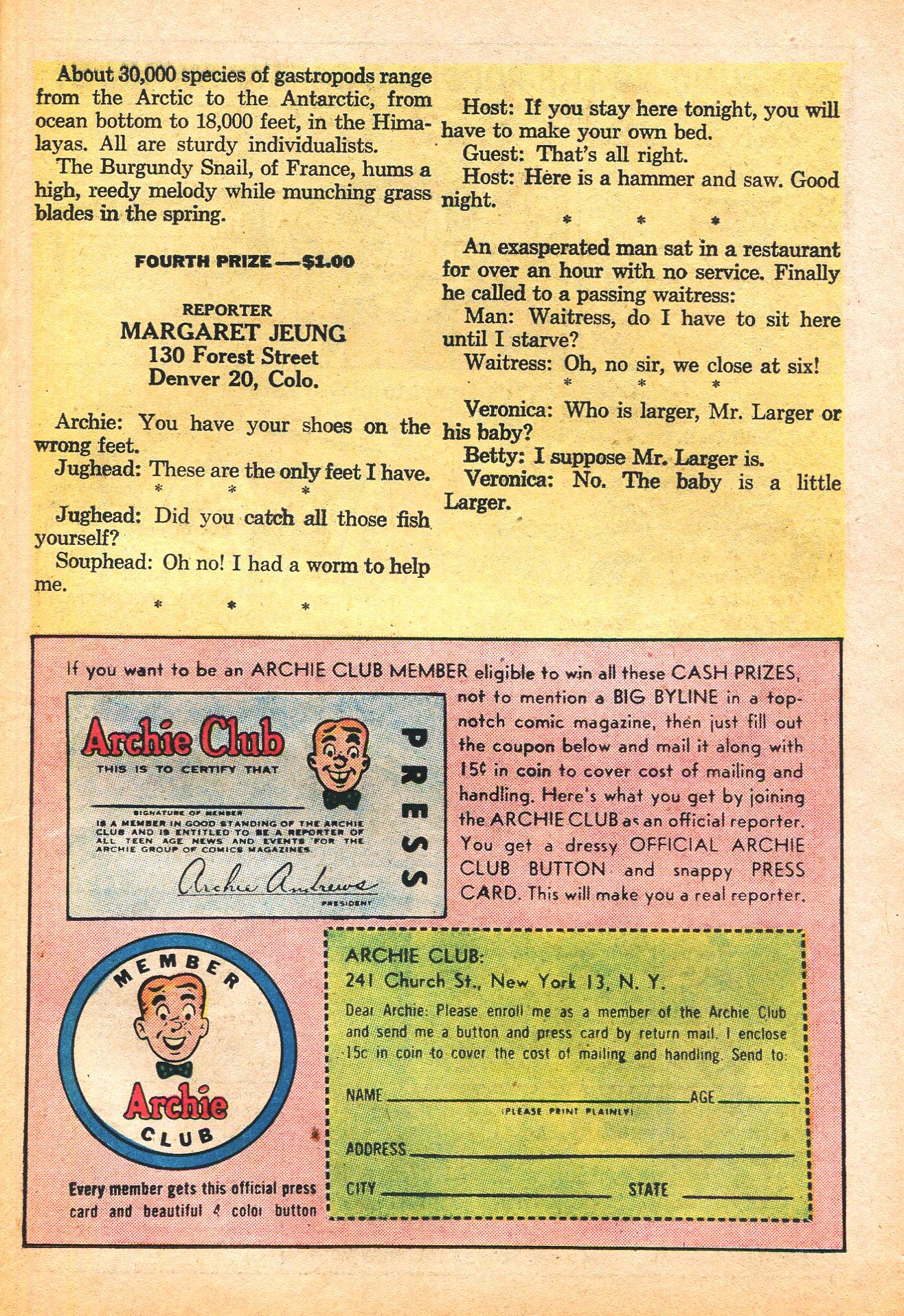 Read online Archie's Joke Book Magazine comic -  Issue #71 - 27