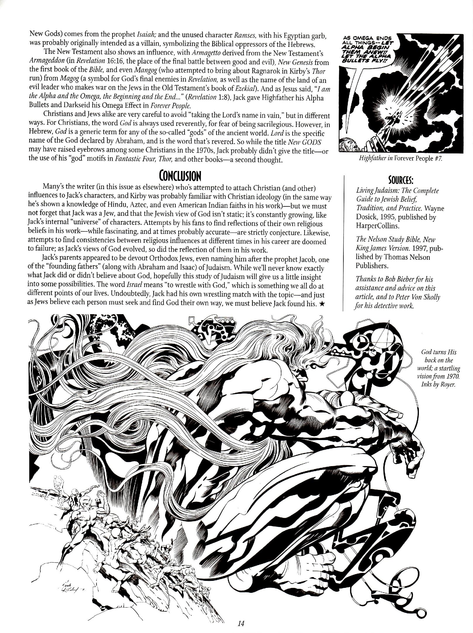 Read online The Jack Kirby Collector comic -  Issue #26 - 14