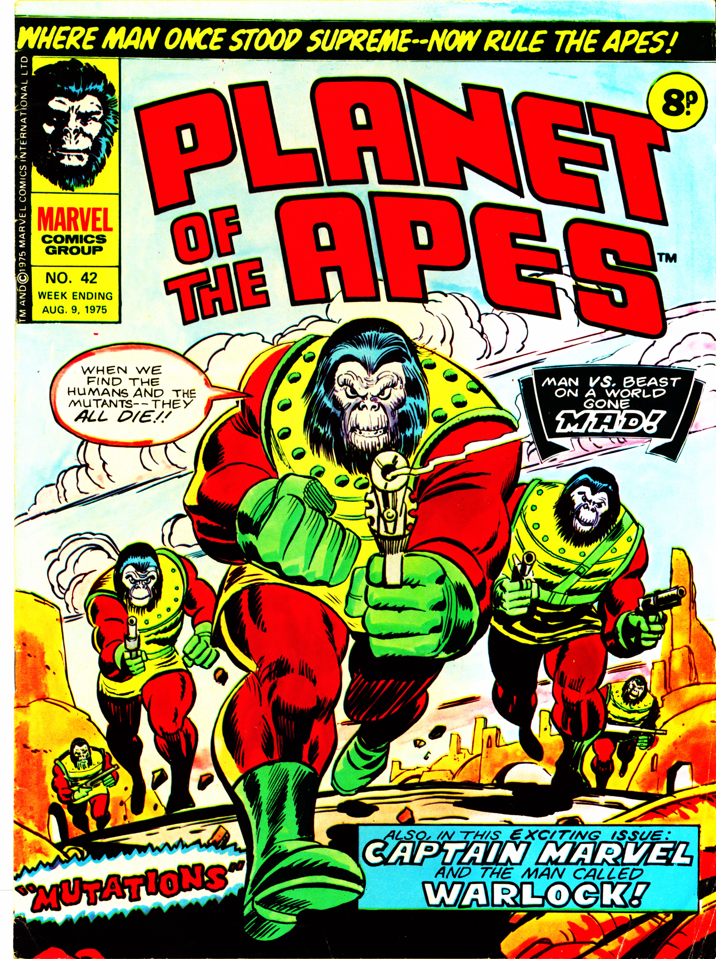 Read online Planet of the Apes (1974) comic -  Issue #42 - 1