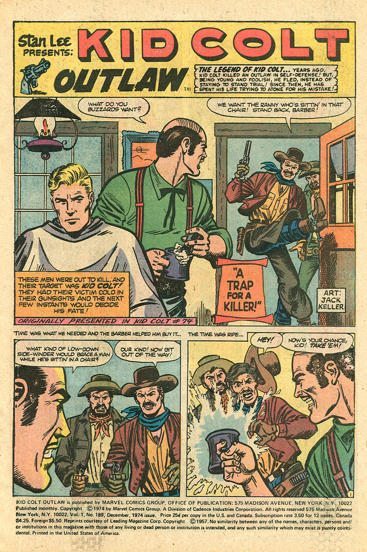 Read online Kid Colt Outlaw comic -  Issue #189 - 3