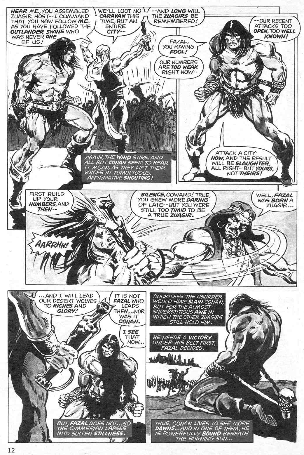 Read online The Savage Sword Of Conan comic -  Issue #9 - 12