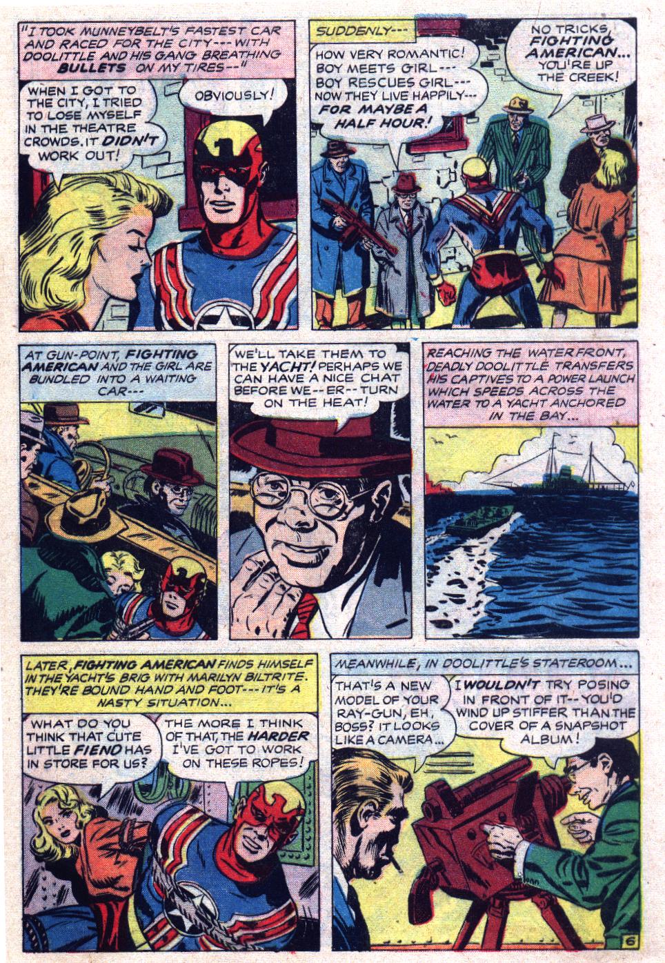 Read online Fighting American (1954) comic -  Issue #6 - 9