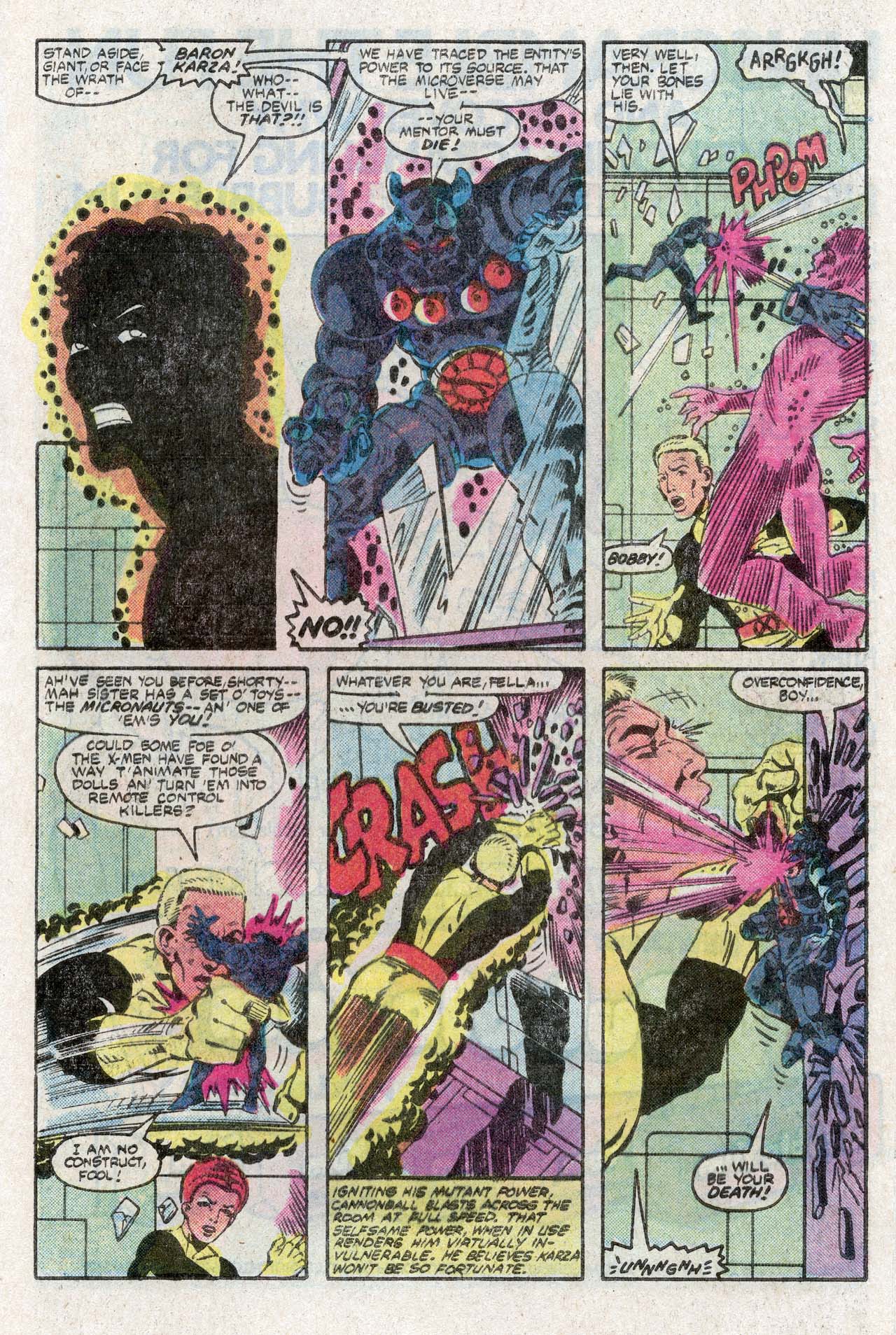 Read online The X-Men and the Micronauts comic -  Issue #1 - 21