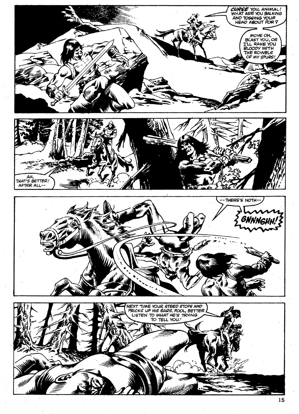 Read online The Savage Sword Of Conan comic -  Issue #85 - 15