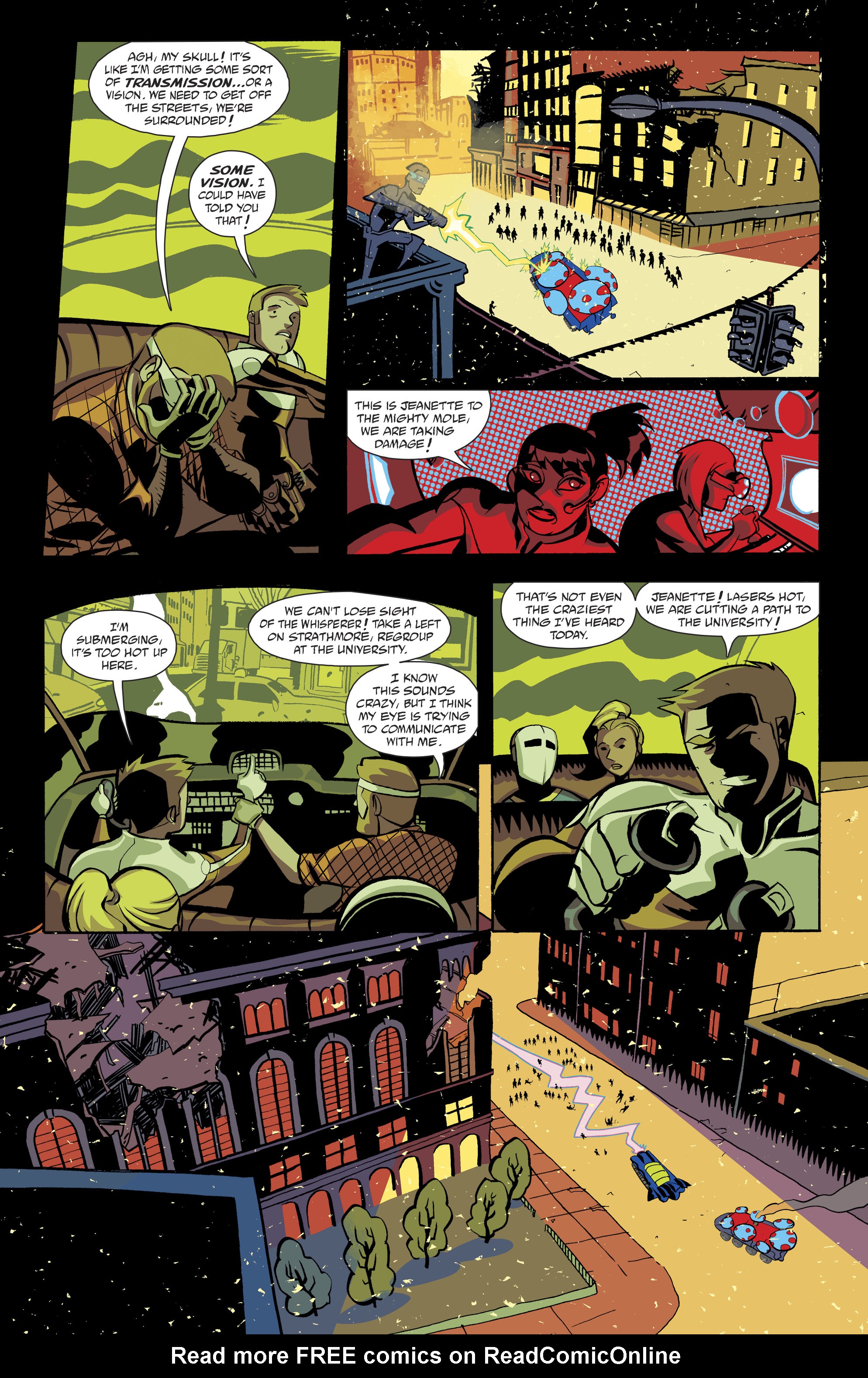 Read online Cave Carson Has a Cybernetic Eye comic -  Issue #8 - 11