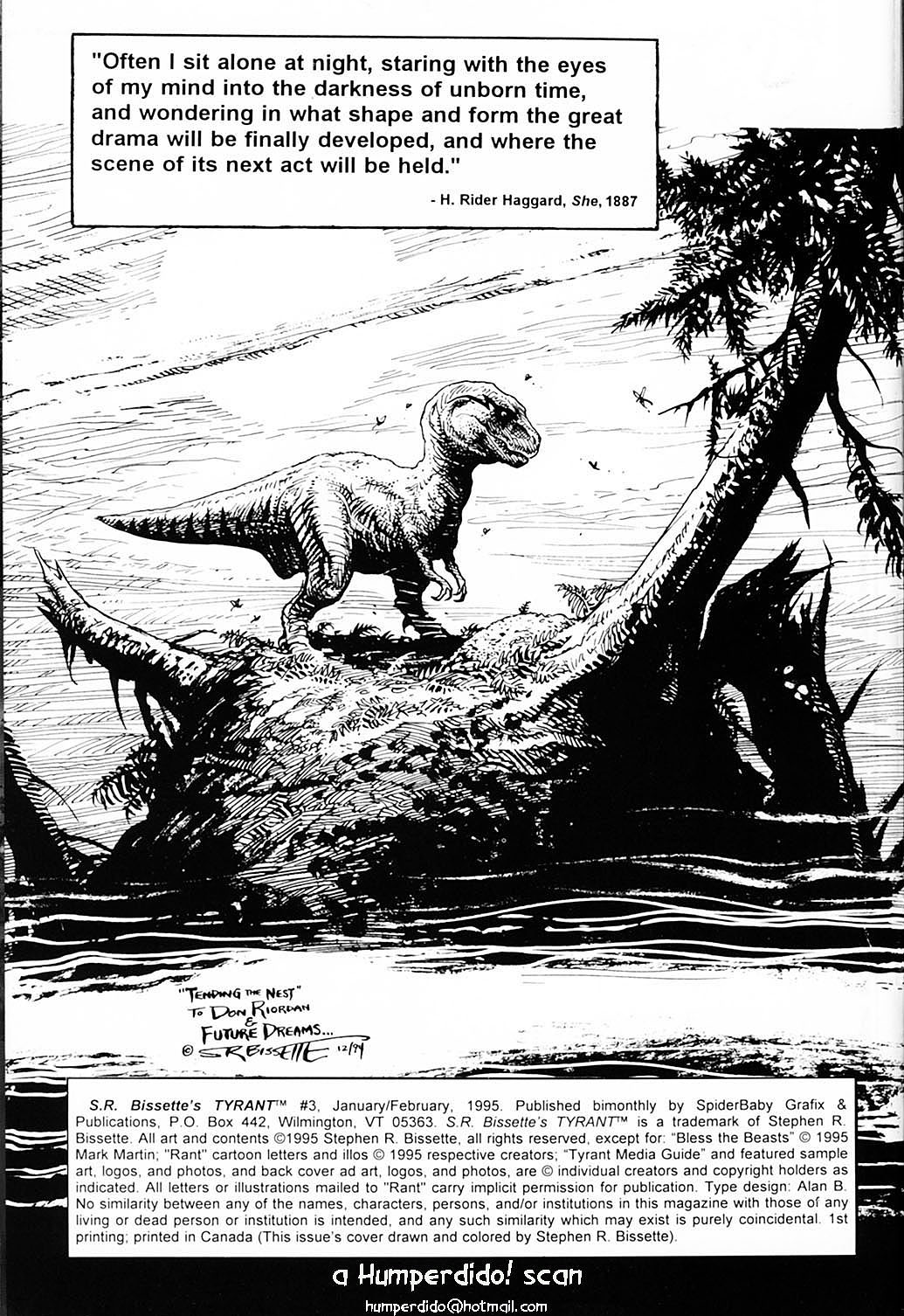 Read online S.R. Bissette's Tyrant comic -  Issue #3 - 2