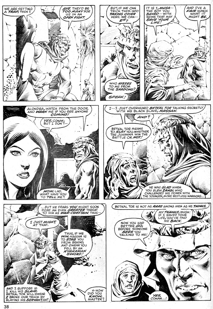 Read online The Savage Sword Of Conan comic -  Issue #37 - 38