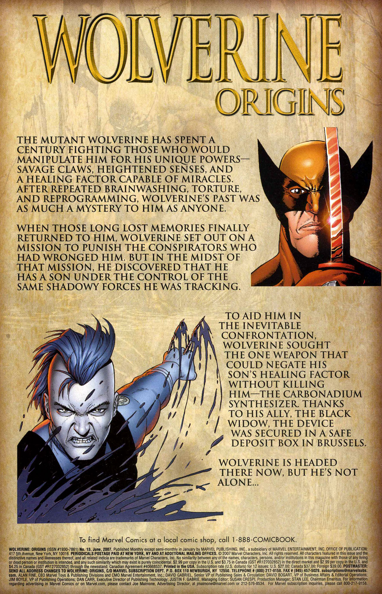 Read online Wolverine: Origins comic -  Issue #13 - 2