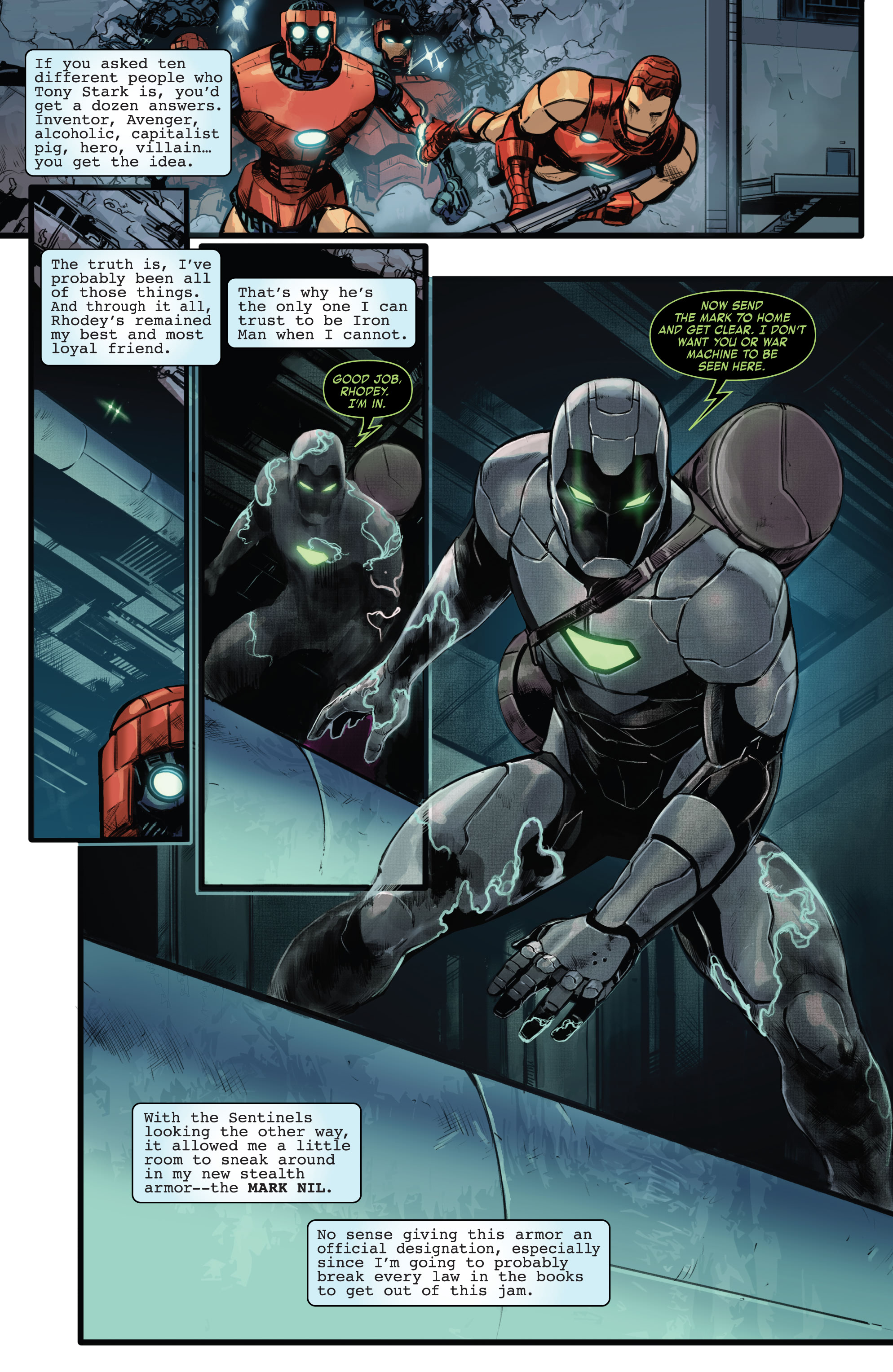 Read online The Invincible Iron Man (2022) comic -  Issue #7 - 8