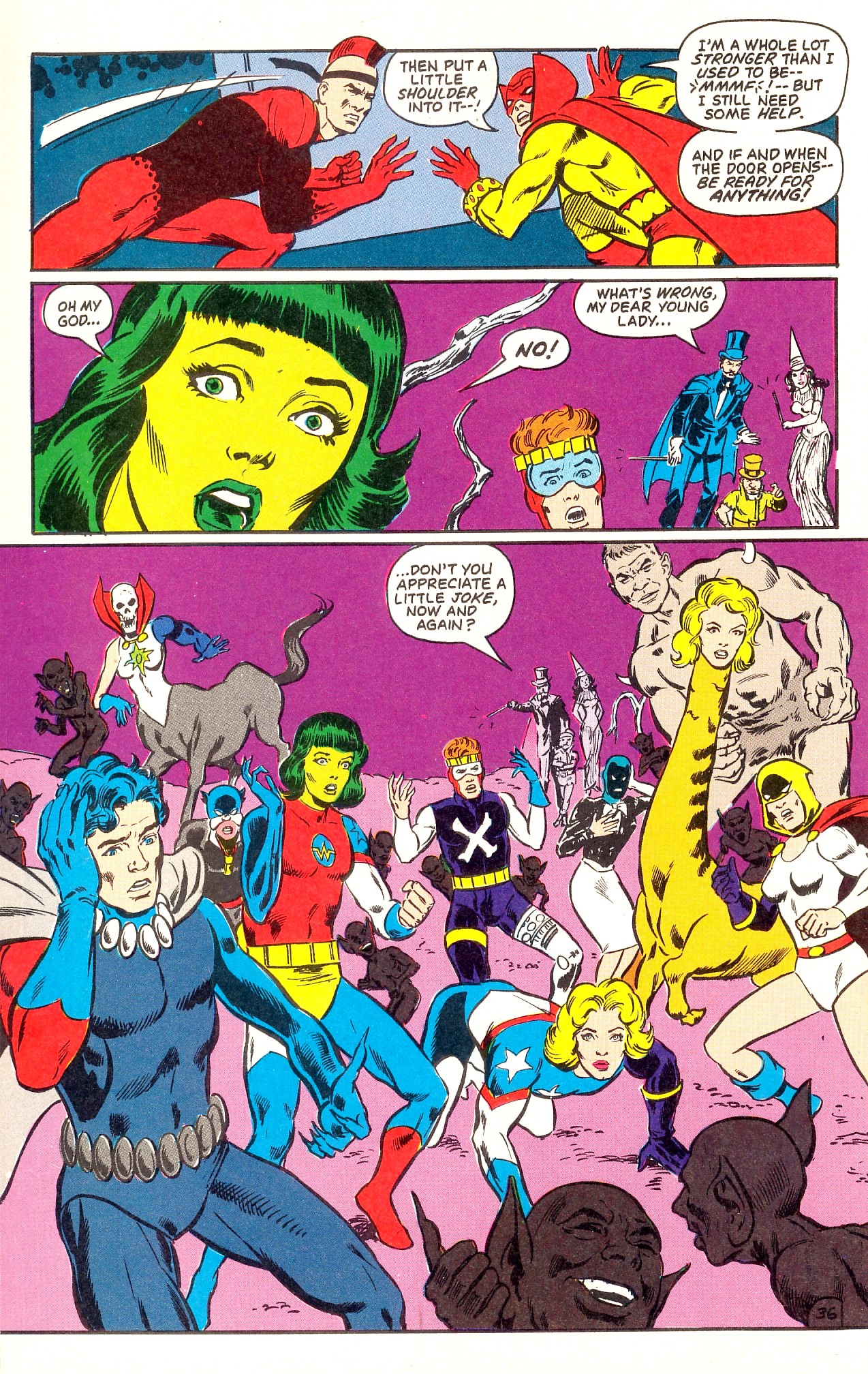 Read online Infinity Inc. (1984) comic -  Issue #50 - 37