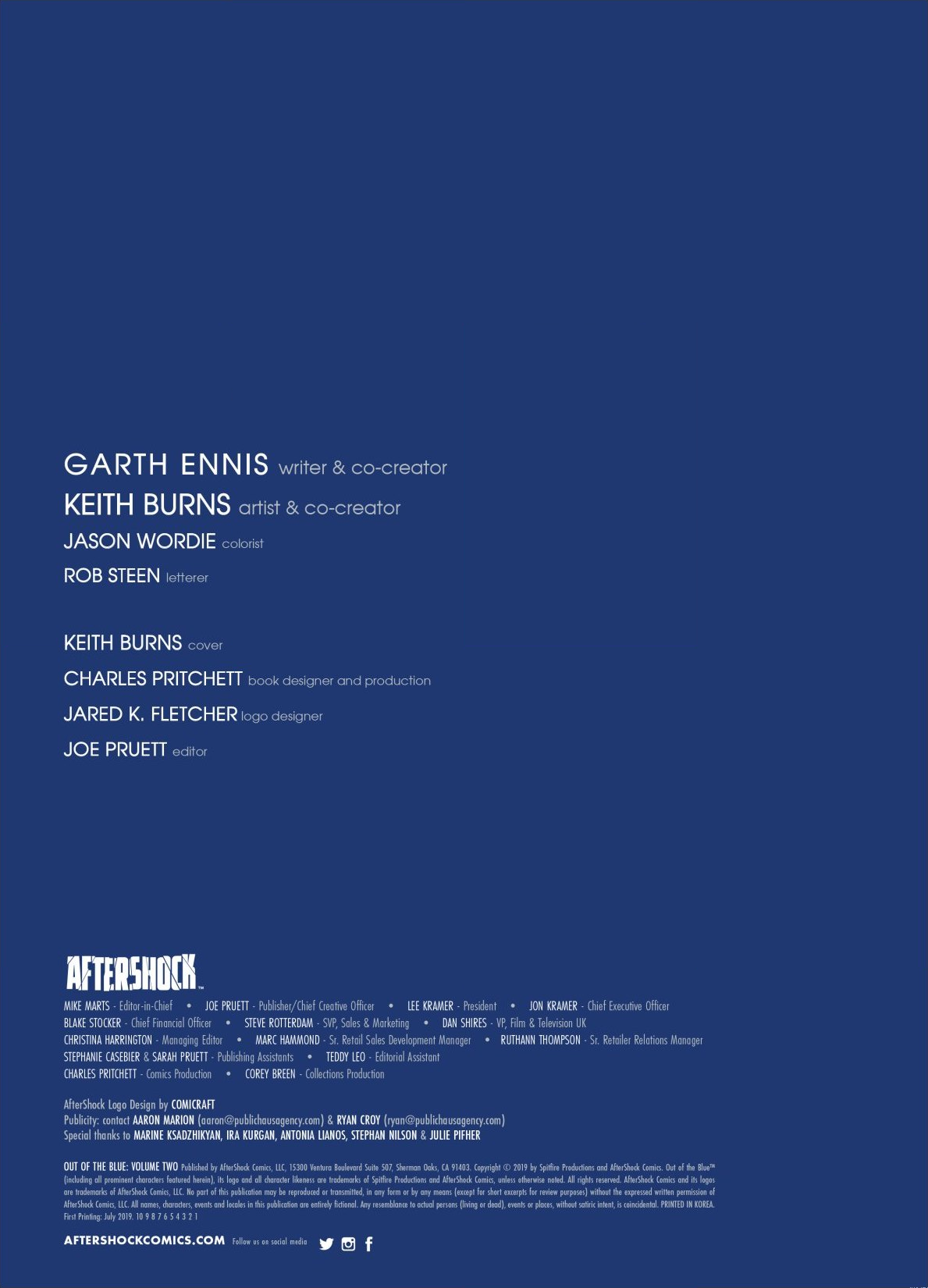 Read online Out of the Blue comic -  Issue # TPB 2 - 3