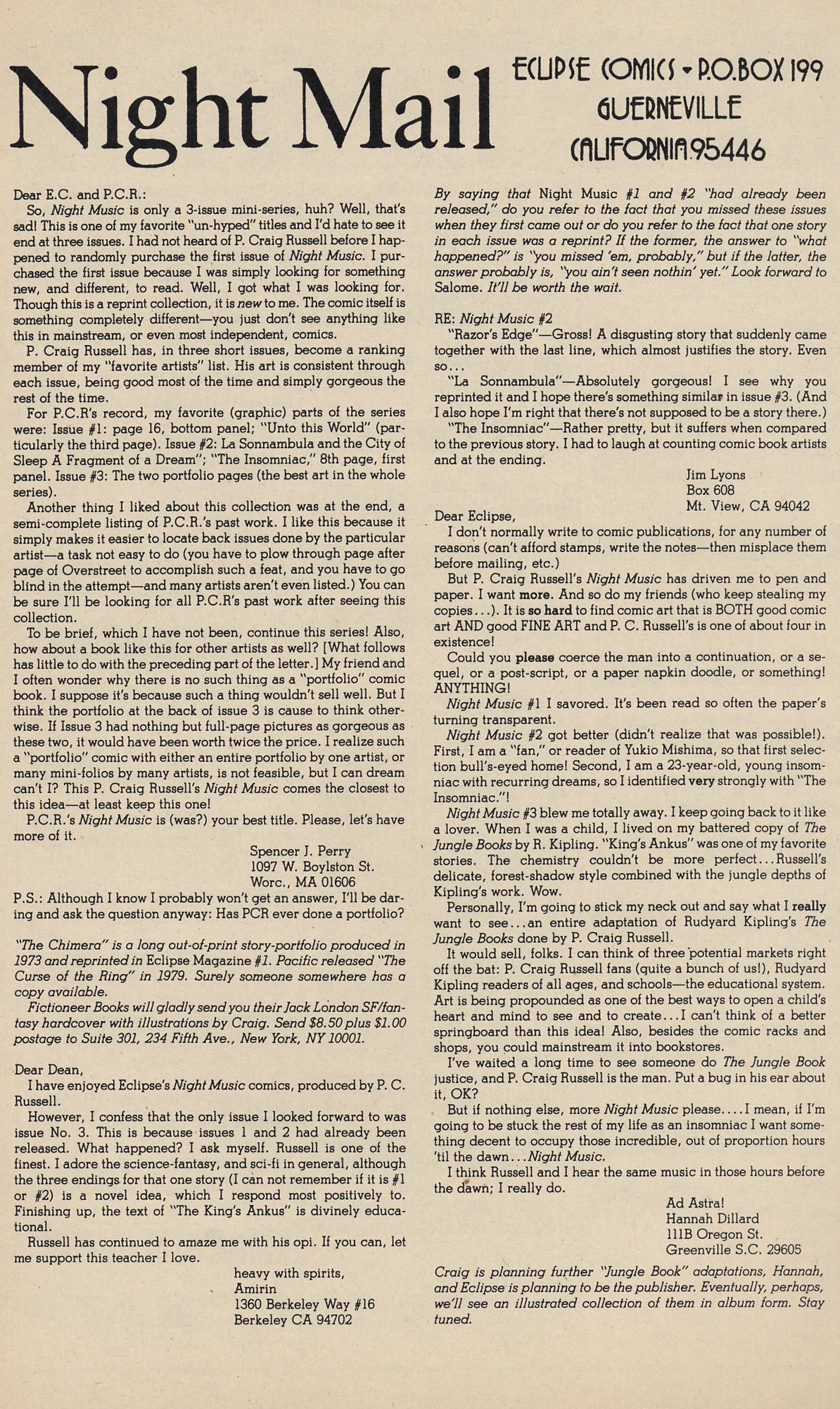 Read online Night Music comic -  Issue #4 - 32