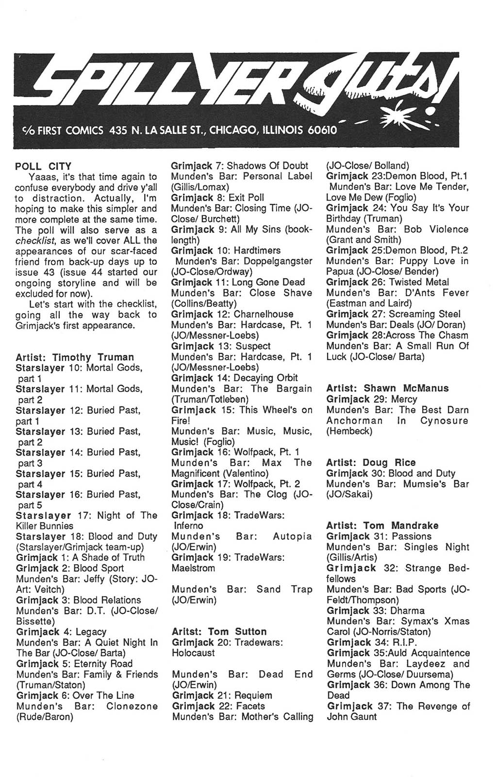 Read online Grimjack comic -  Issue #43 - 33