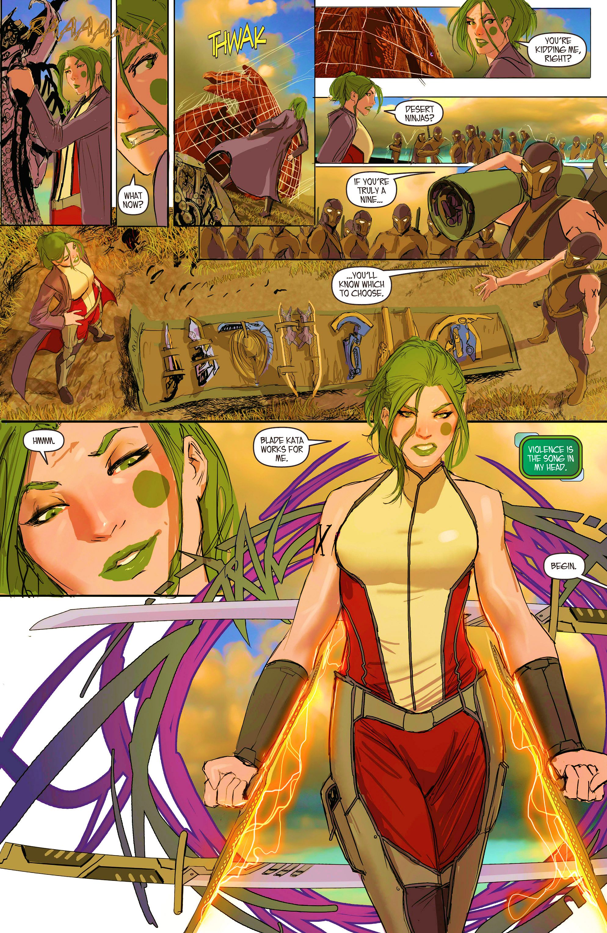 Read online Aphrodite IX (2013) comic -  Issue #6 - 12