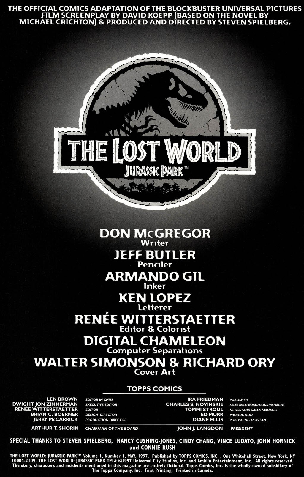 Read online The Lost World: Jurassic Park comic -  Issue #1 - 2