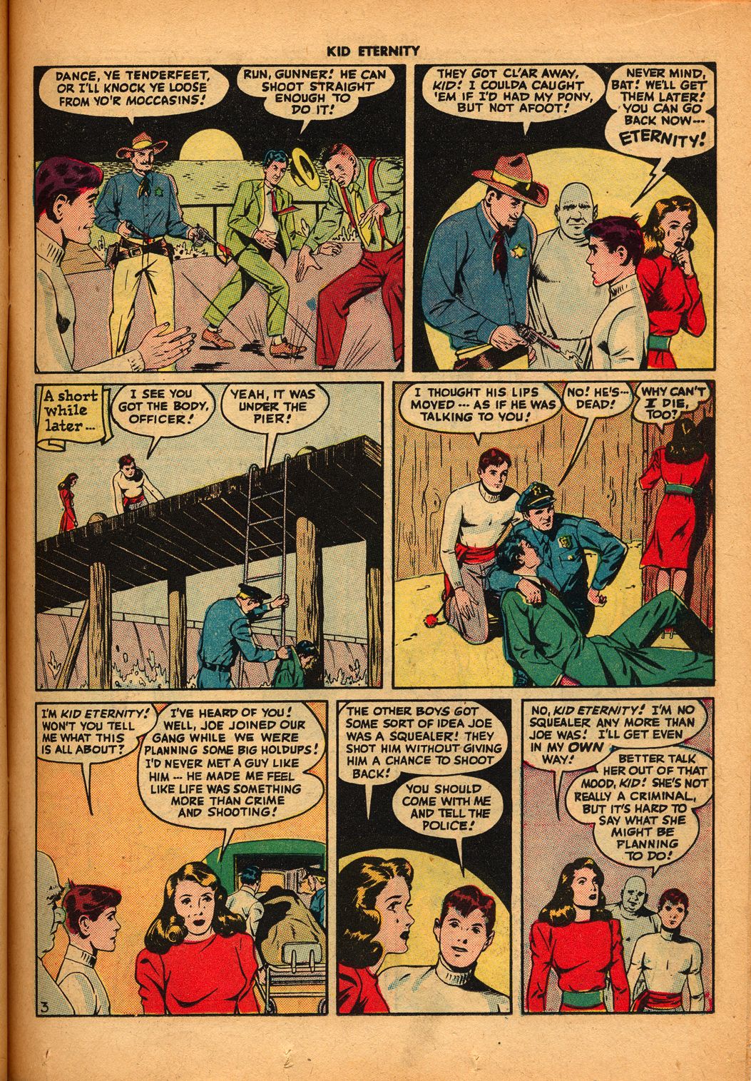 Read online Kid Eternity (1946) comic -  Issue #5 - 17