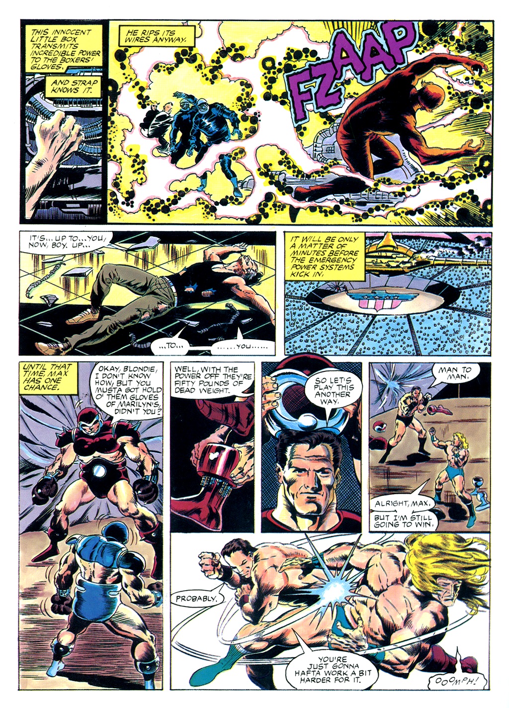 Read online Marvel Graphic Novel comic -  Issue #8 - Super Boxers - 62