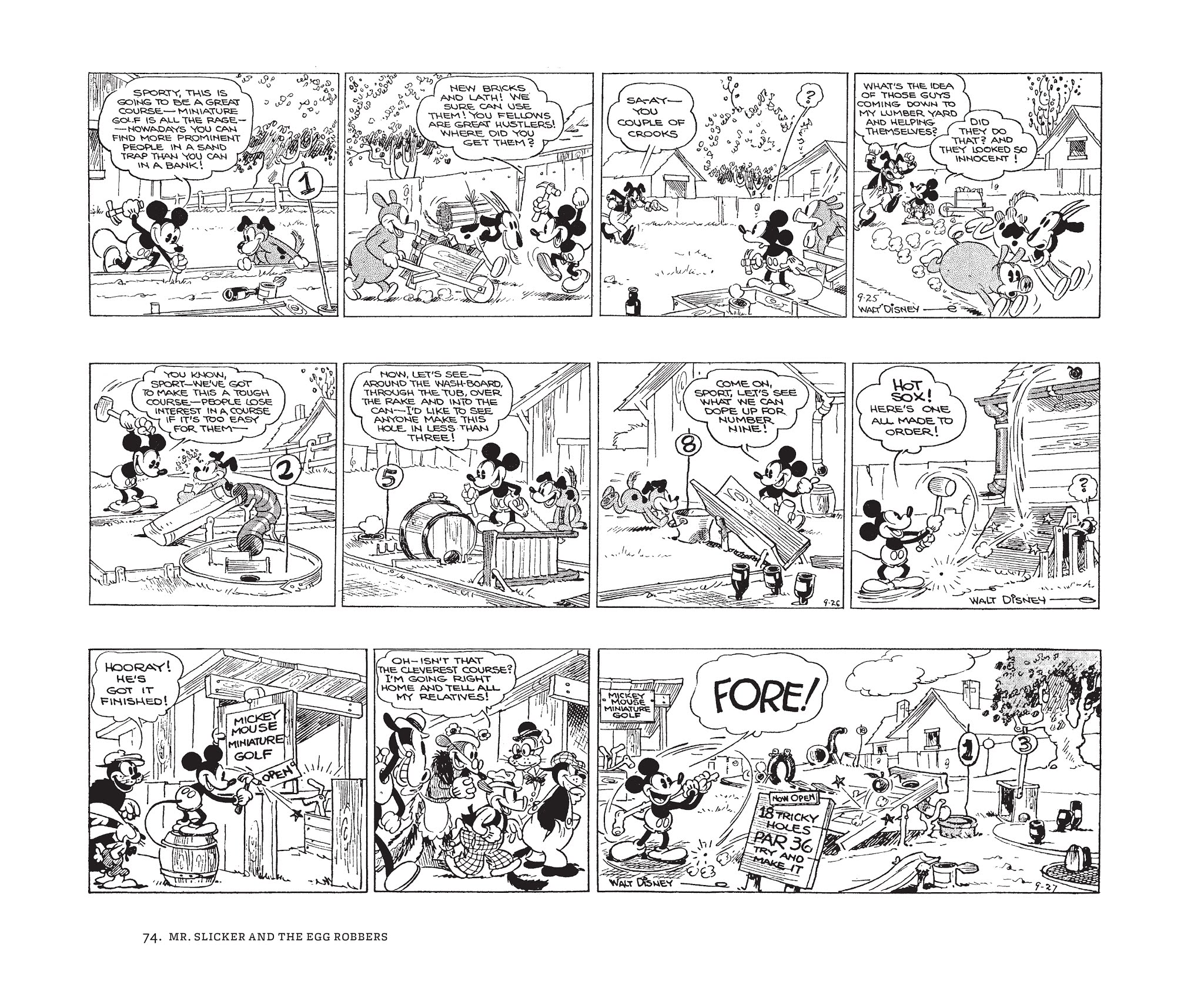 Read online Walt Disney's Mickey Mouse by Floyd Gottfredson comic -  Issue # TPB 1 (Part 1) - 74