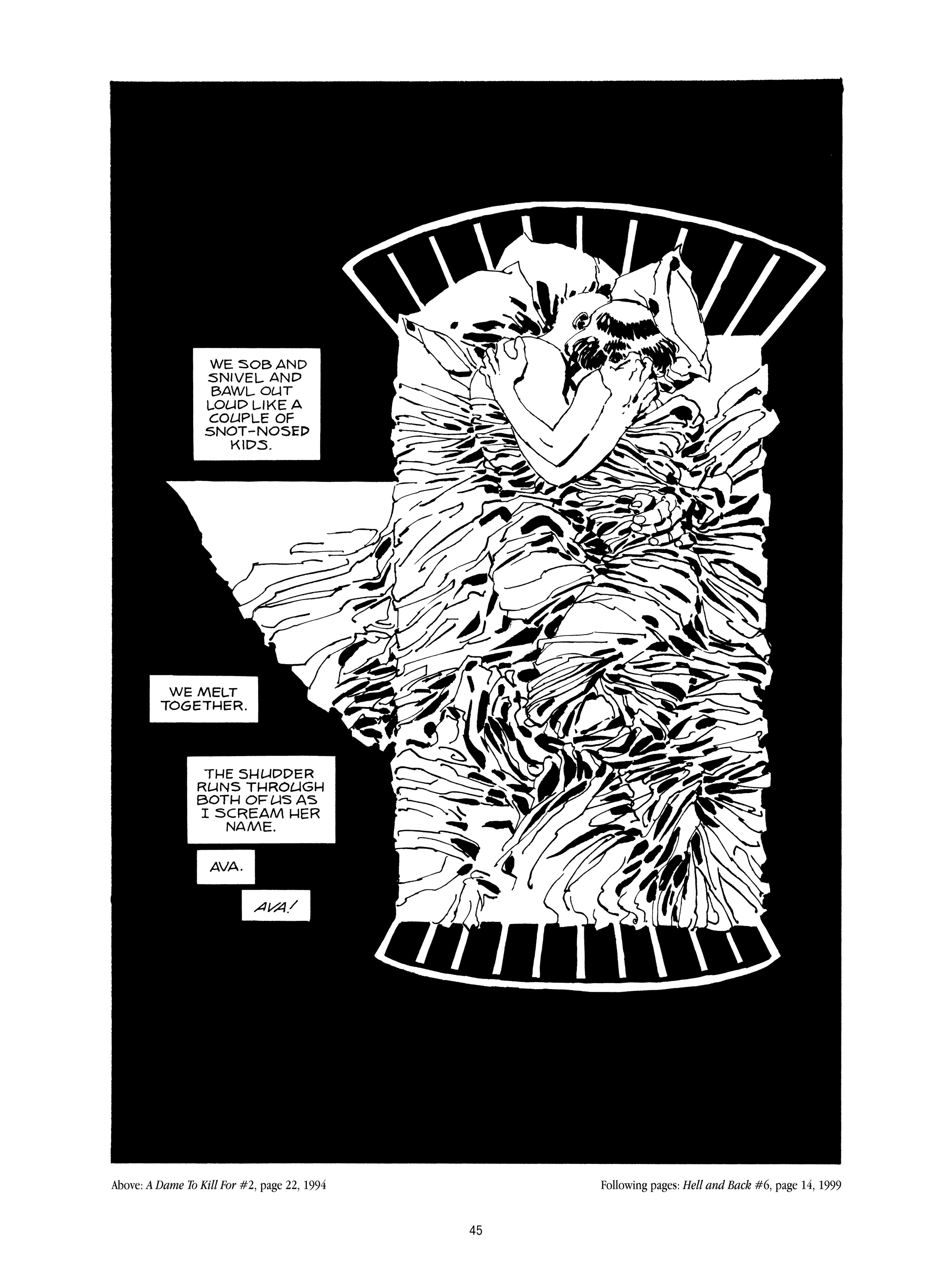 Read online Frank Miller: The Art of Sin City comic -  Issue # TPB - 50
