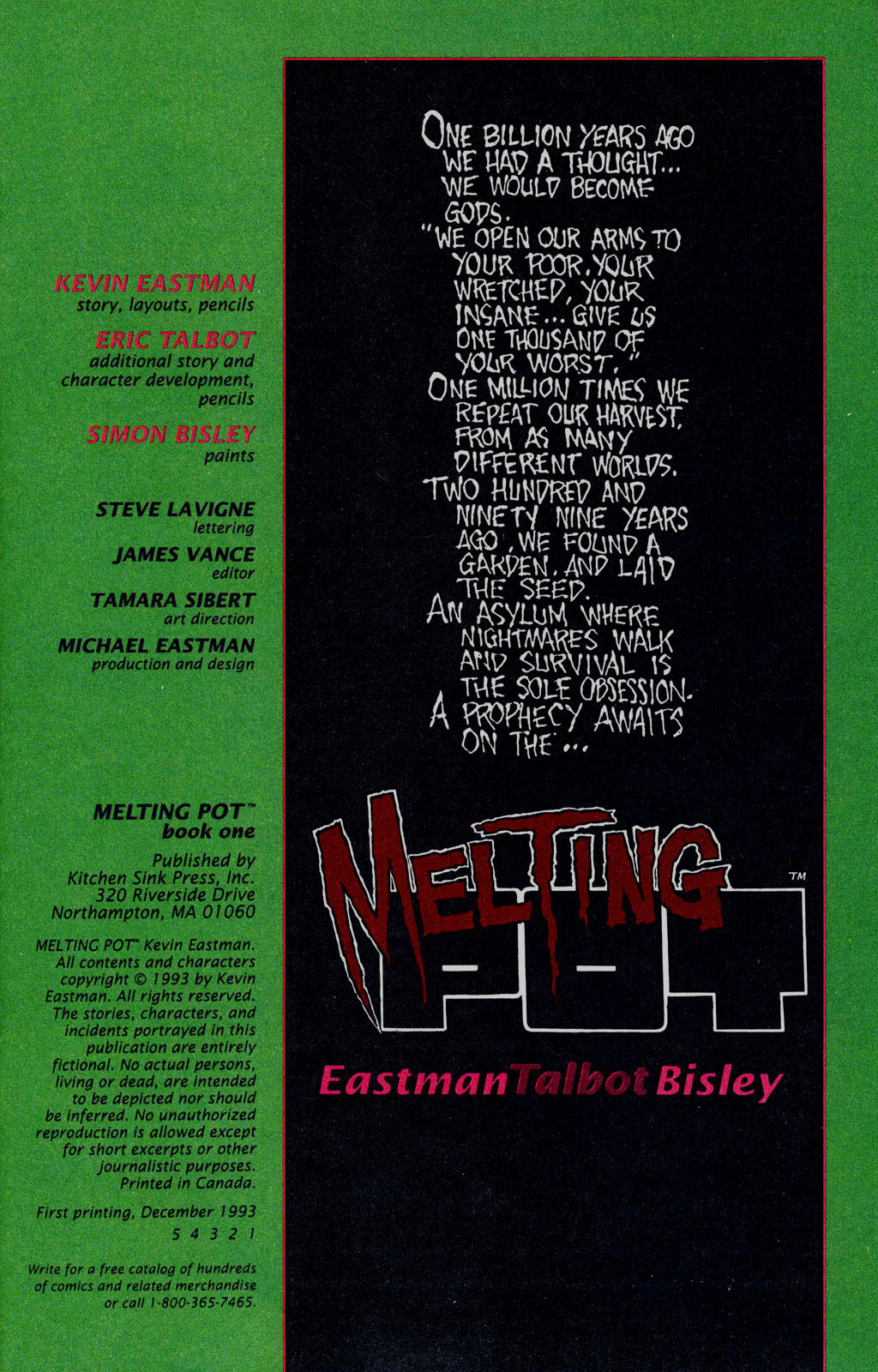 Read online Melting Pot comic -  Issue #1 - 4