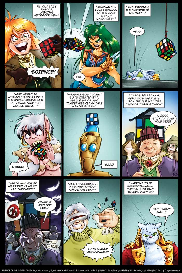 Read online Girl Genius (2002) comic -  Issue #9 - 131