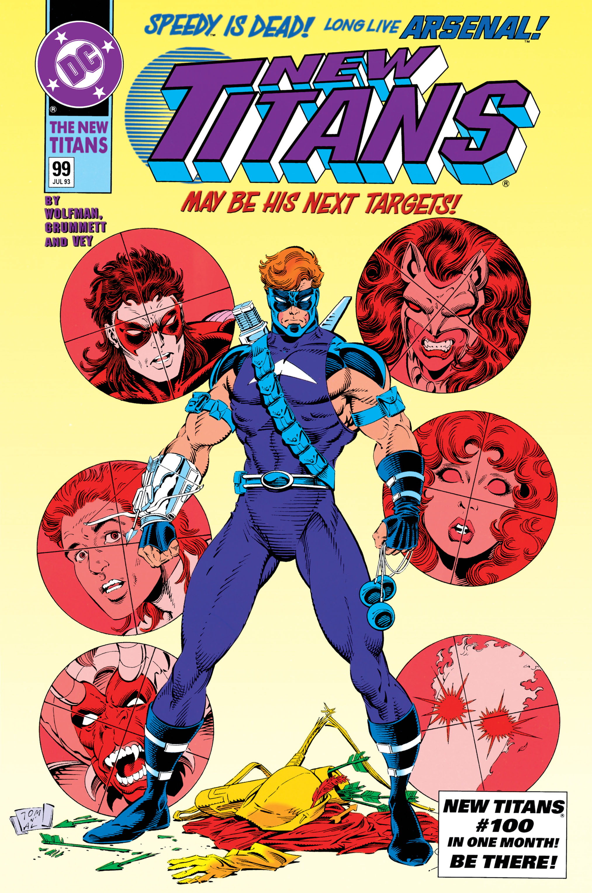 Read online The New Titans (1988) comic -  Issue #99 - 1