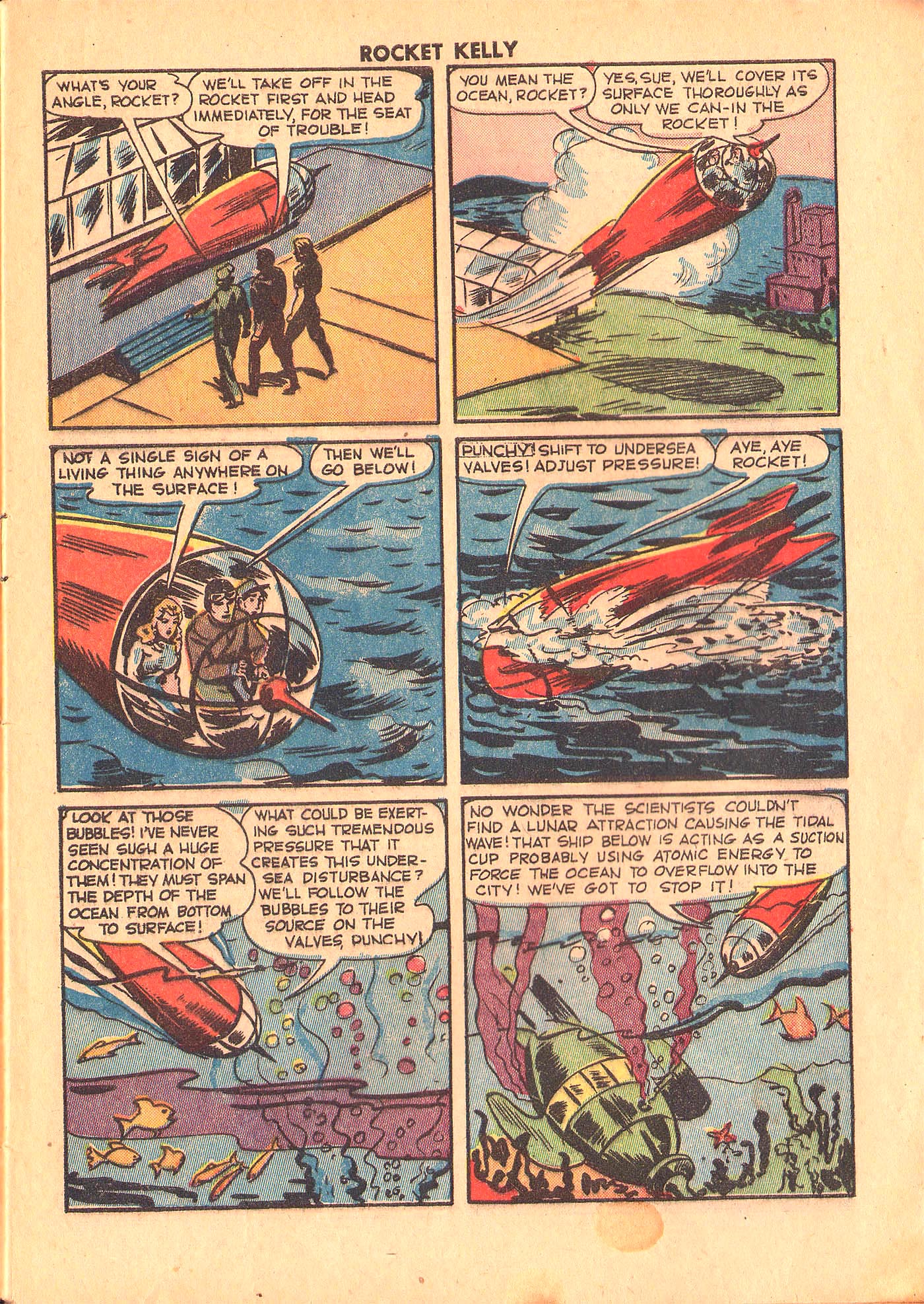 Read online Rocket Kelly (1945) comic -  Issue #1 - 5