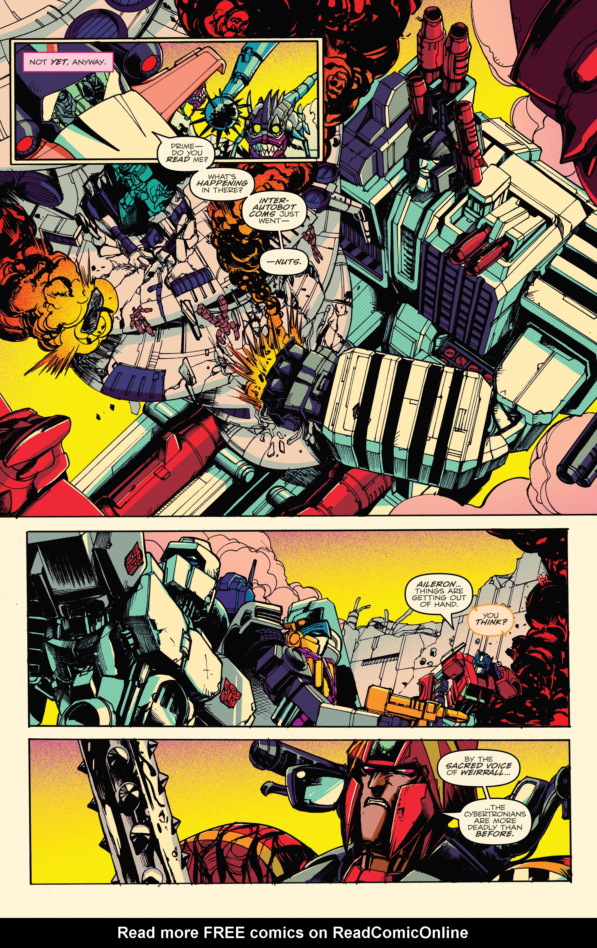Read online Optimus Prime comic -  Issue #5 - 20