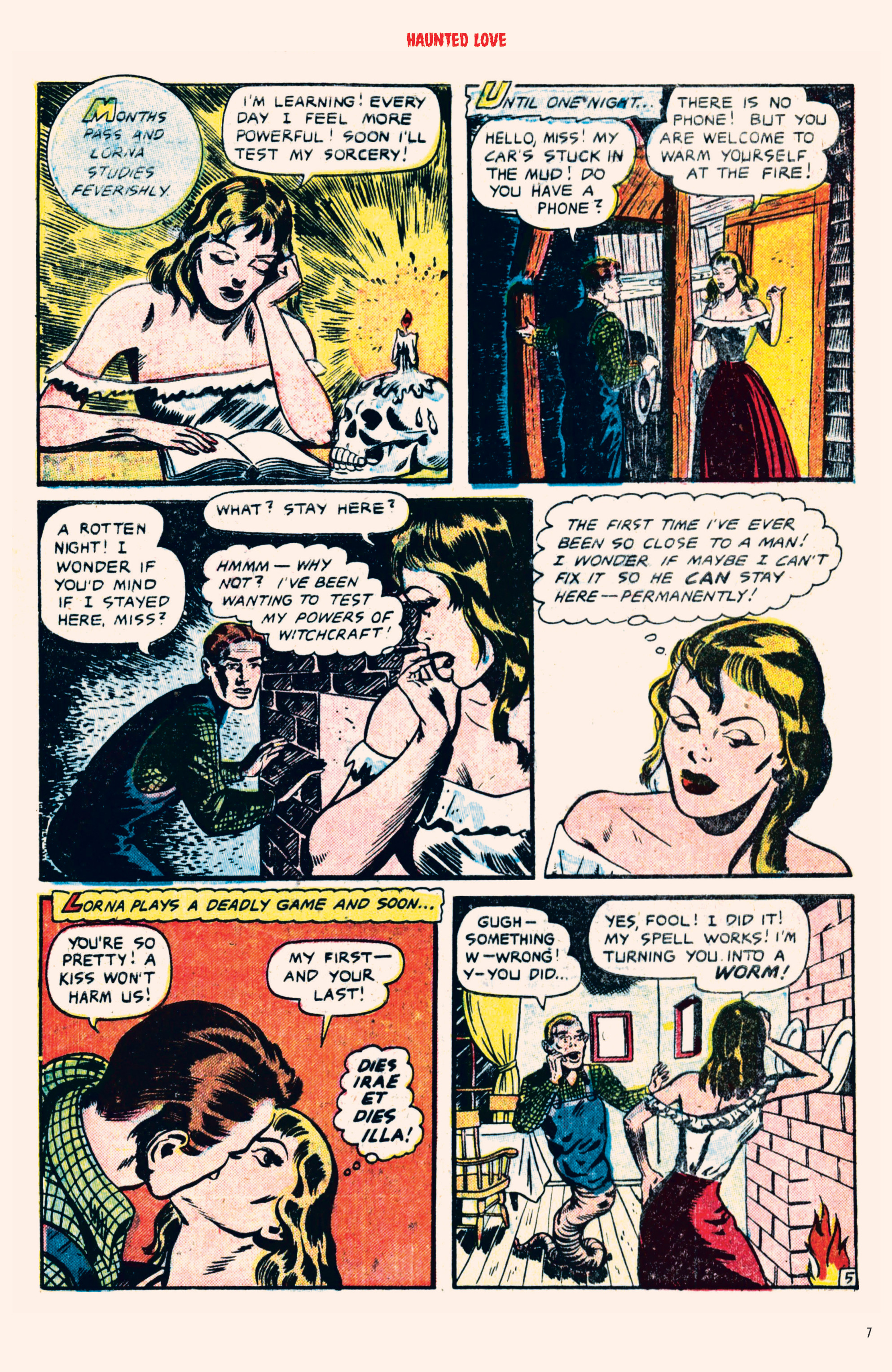 Read online Haunted Love comic -  Issue #1 - 7