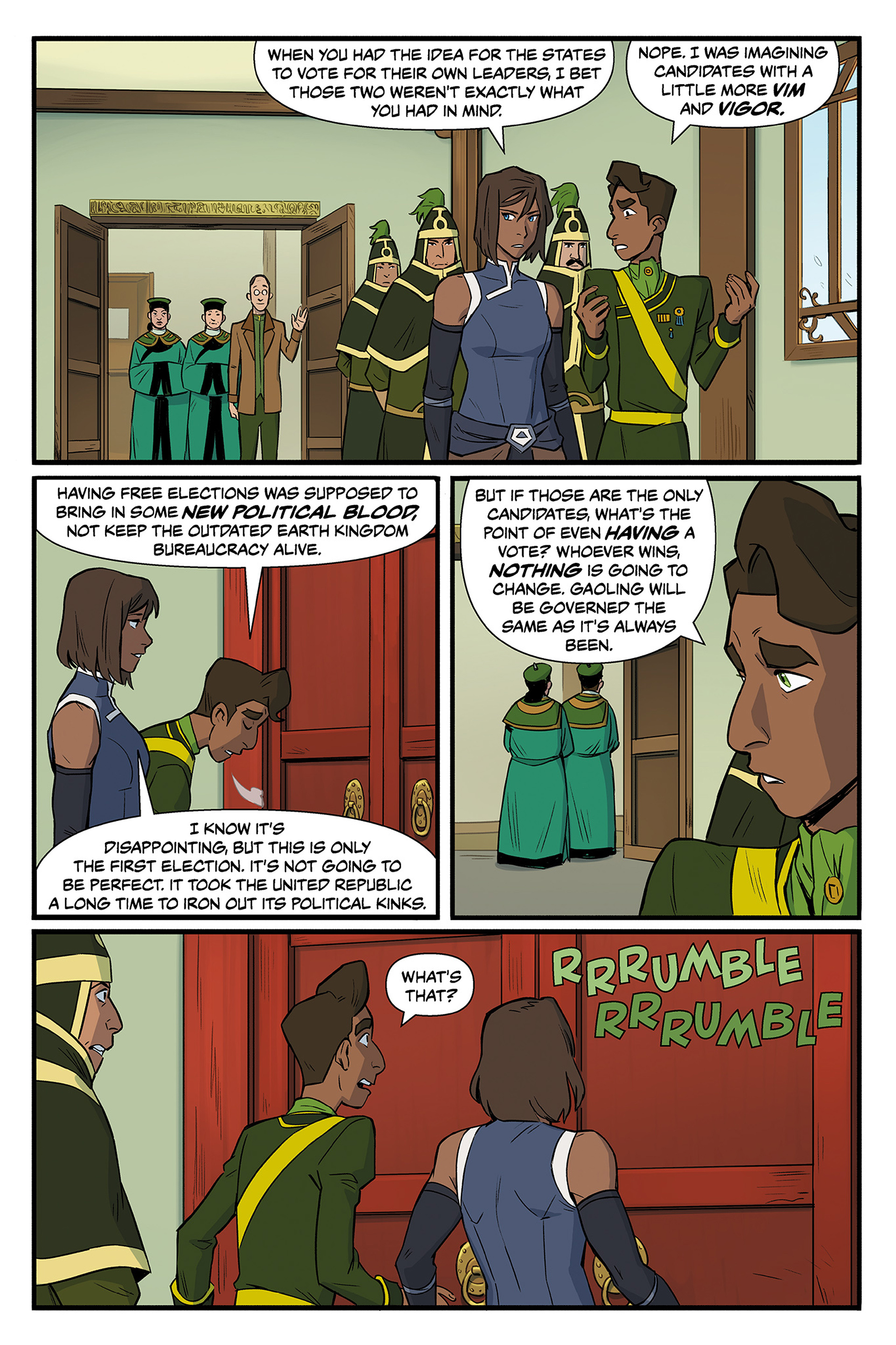 Read online The Legend of Korra: Ruins of the Empire Omnibus comic -  Issue # TPB (Part 1) - 54