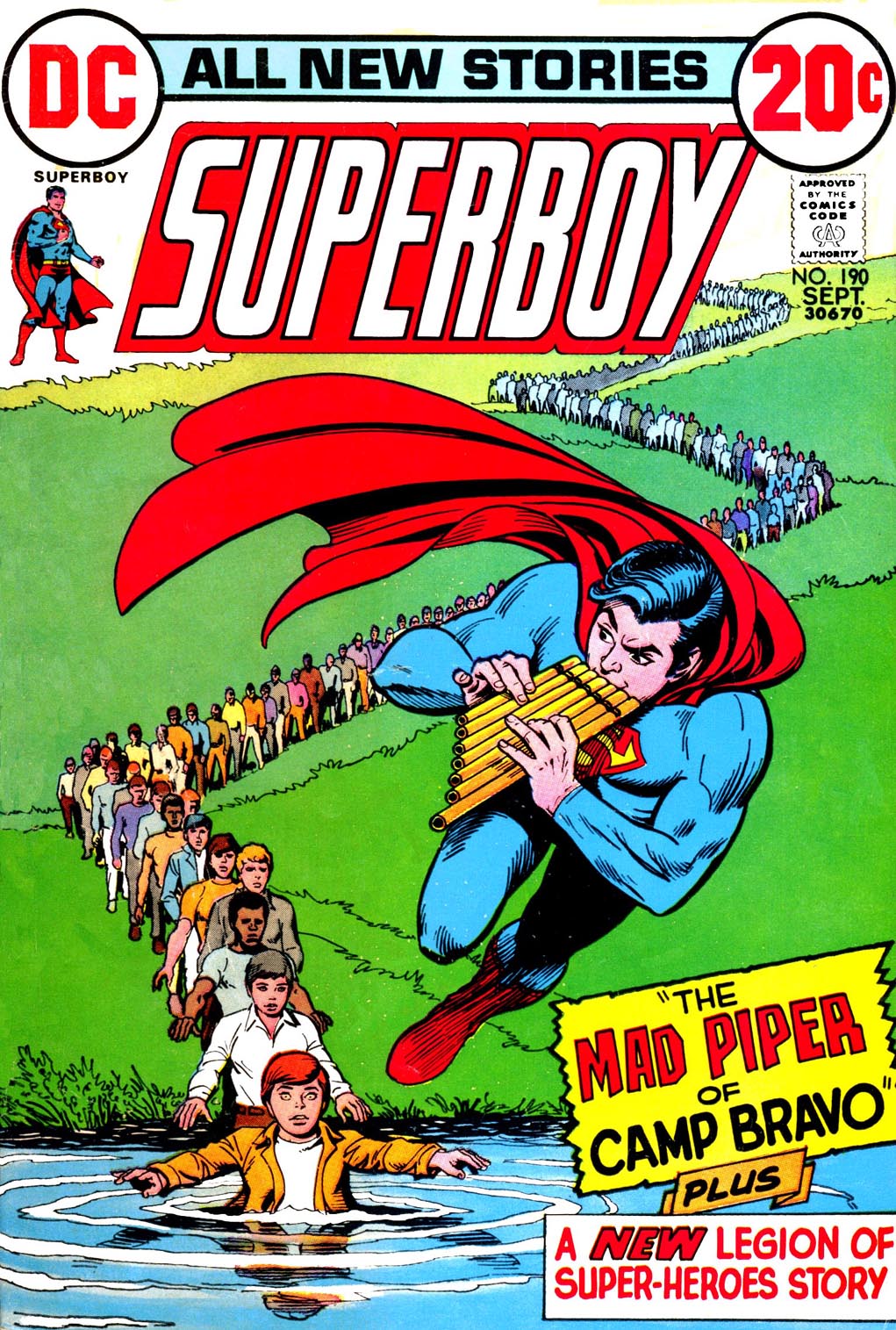 Read online Superboy (1949) comic -  Issue #190 - 1