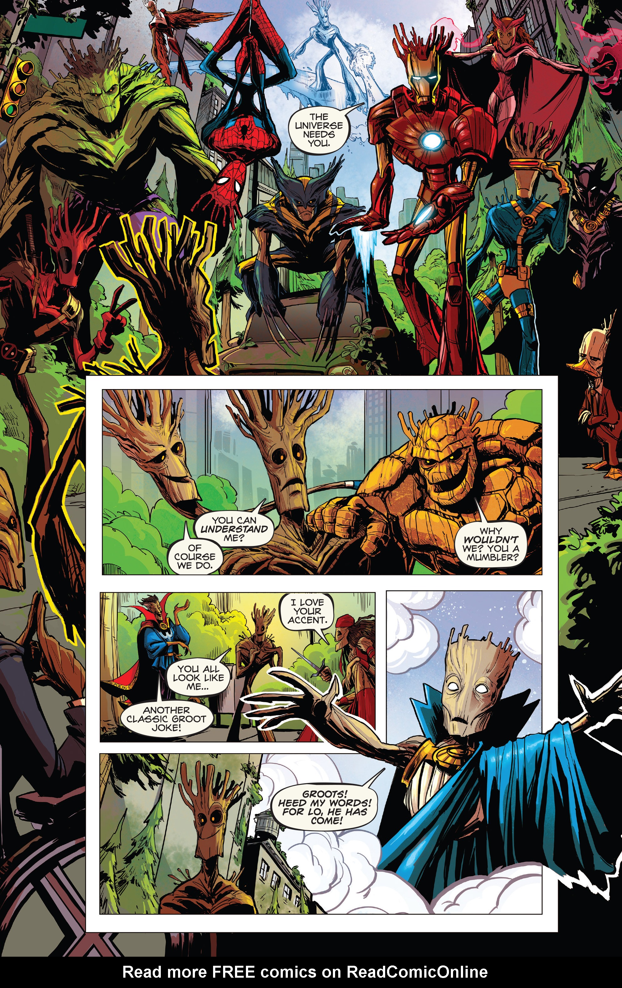 Read online Groot comic -  Issue #2 - 4